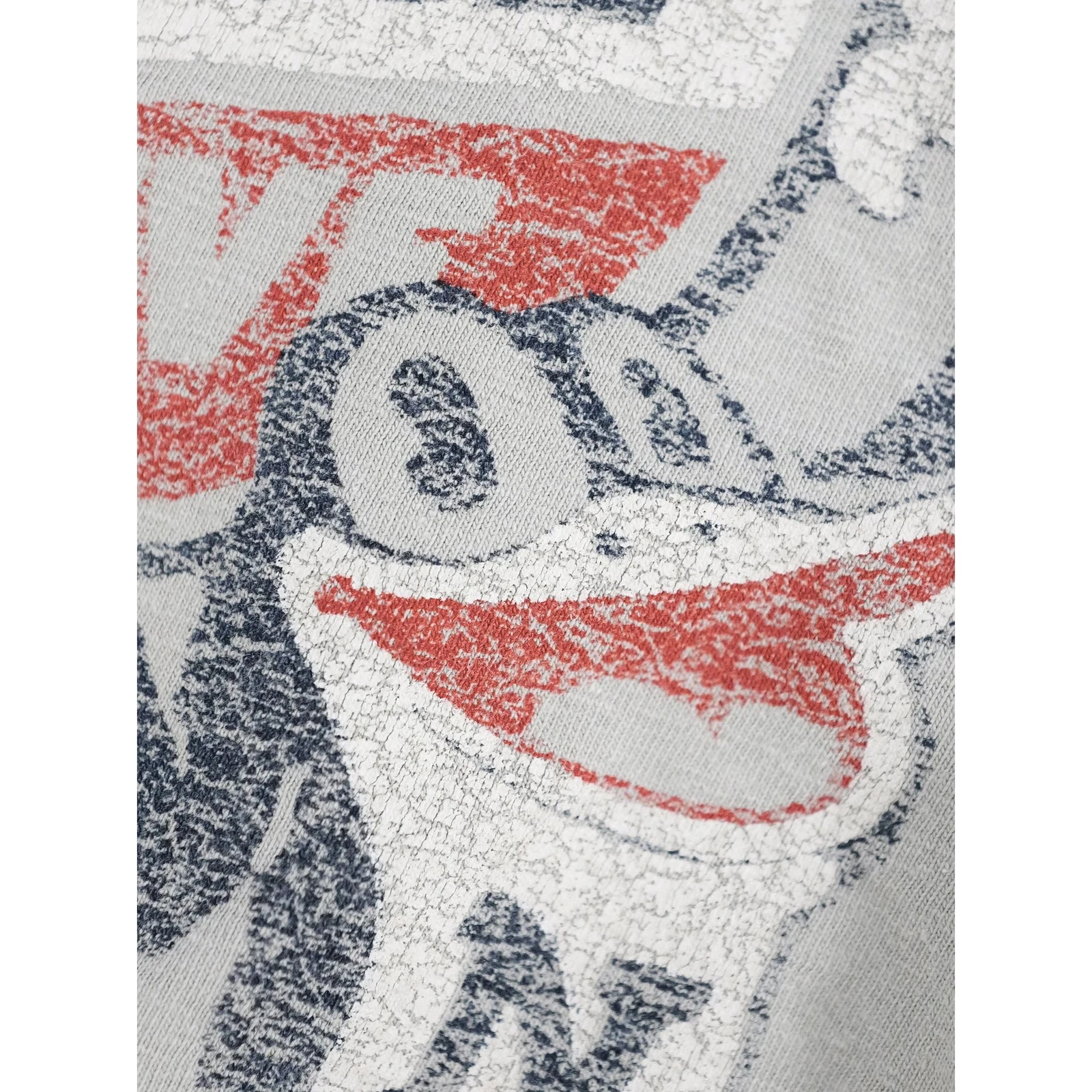 45RPM T-shirt Gris vintage, passéist — photo 5