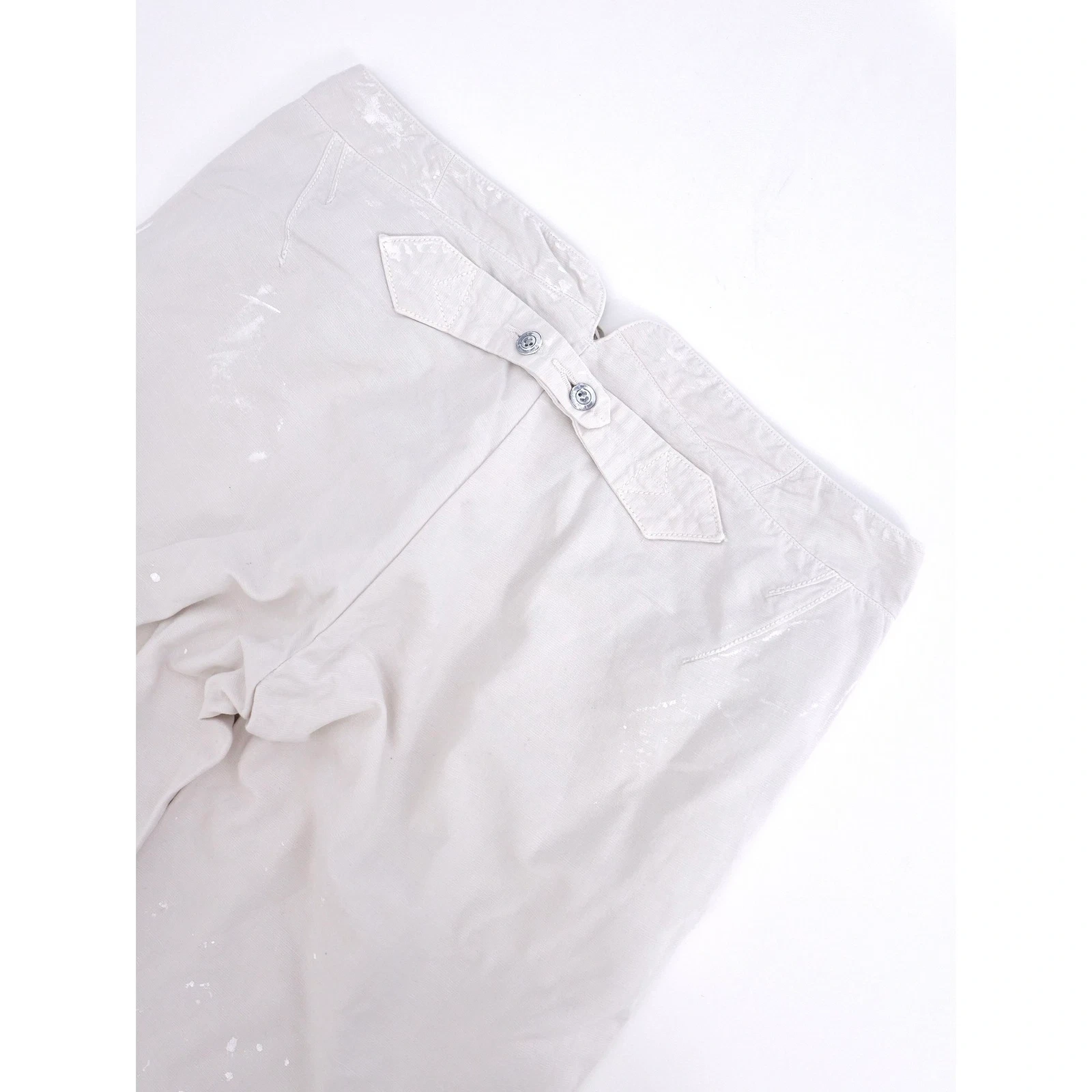 45RPM Pantalon large Beige vintage, passéist — photo 12