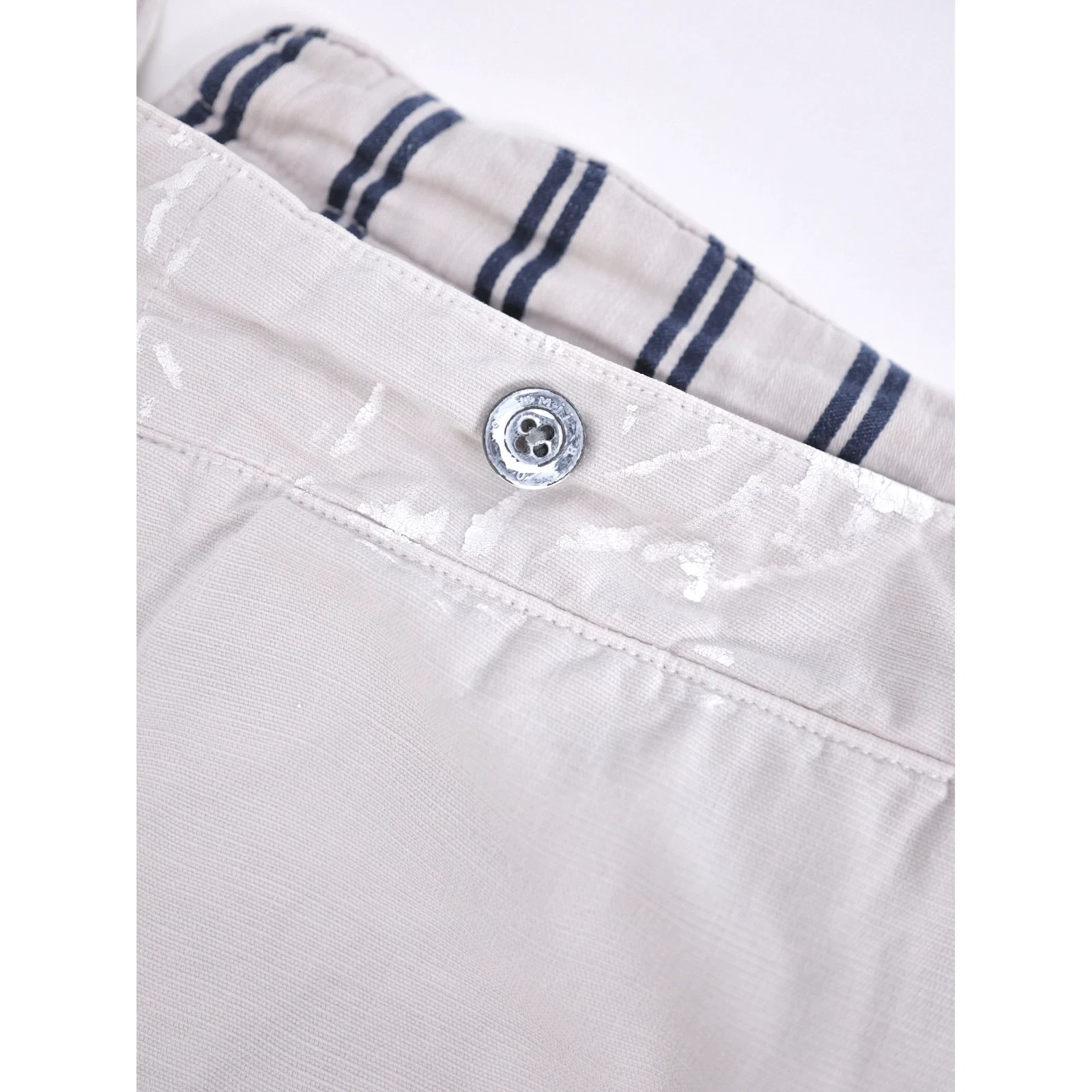 45RPM Pantalon large Beige vintage, passéist — photo 10