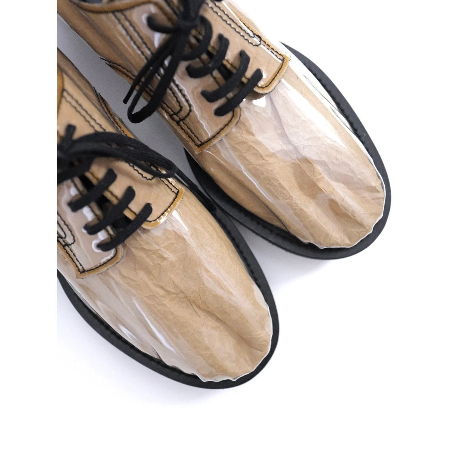 COMME DES GARÇONS Derbies Marron vintage, passéist — photo 11