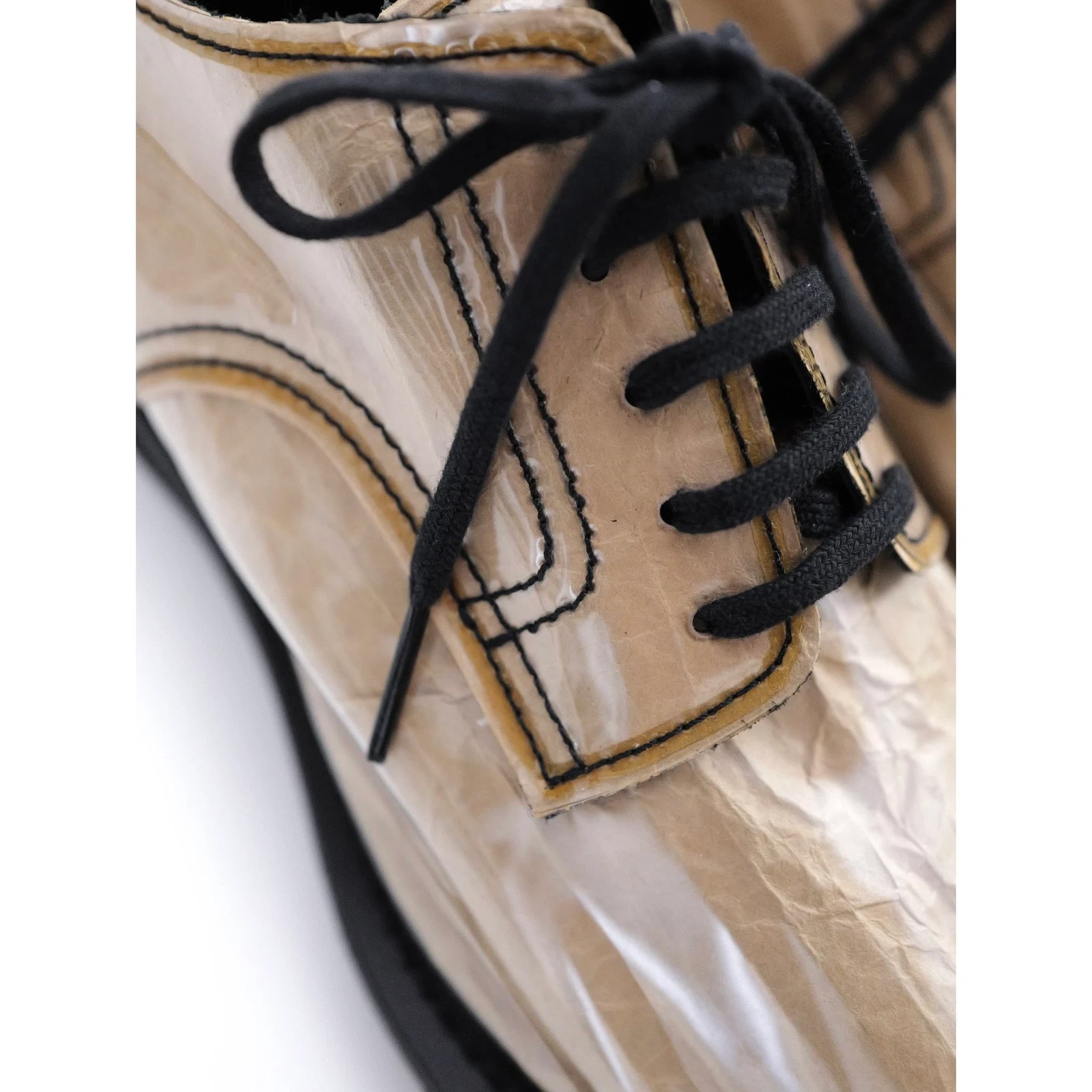 COMME DES GARÇONS Derbies Marron vintage, passéist — photo 13