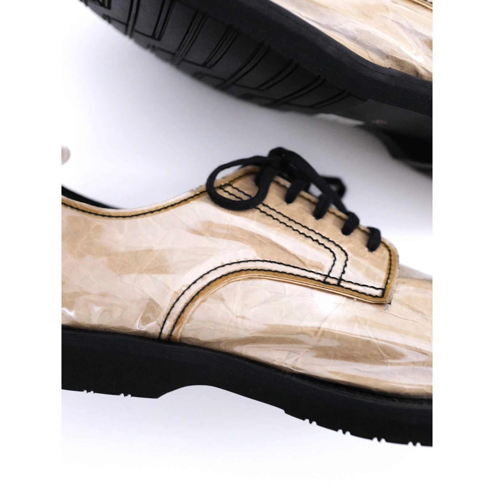 COMME DES GARÇONS Derbies Marron vintage, passéist — photo 6