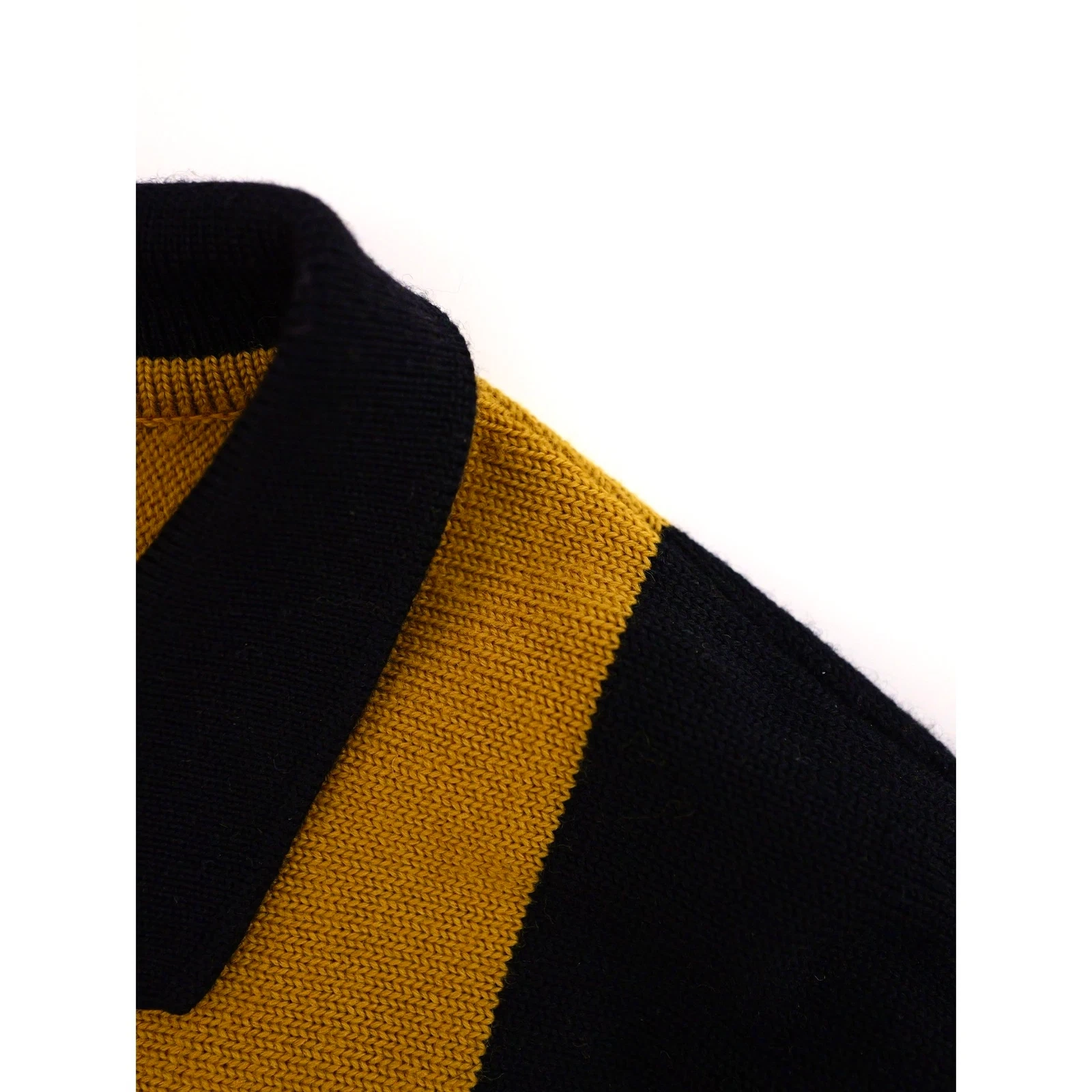 JUNKO KOSHINO Pull en laine Jaune vintage, passéist — photo 6
