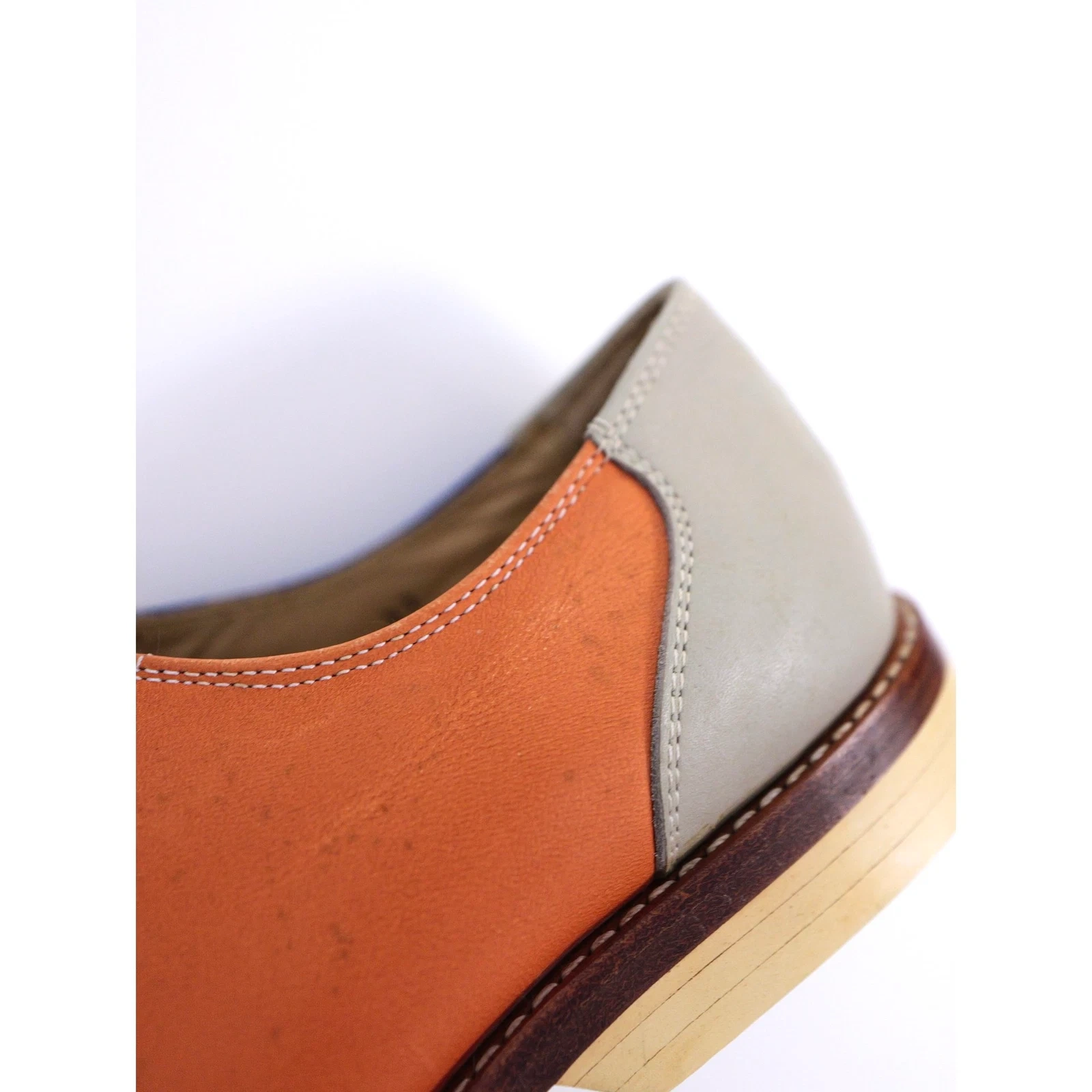 COMME DES GARÇONS Derbies en cuir Marine vintage, passéist — photo 15