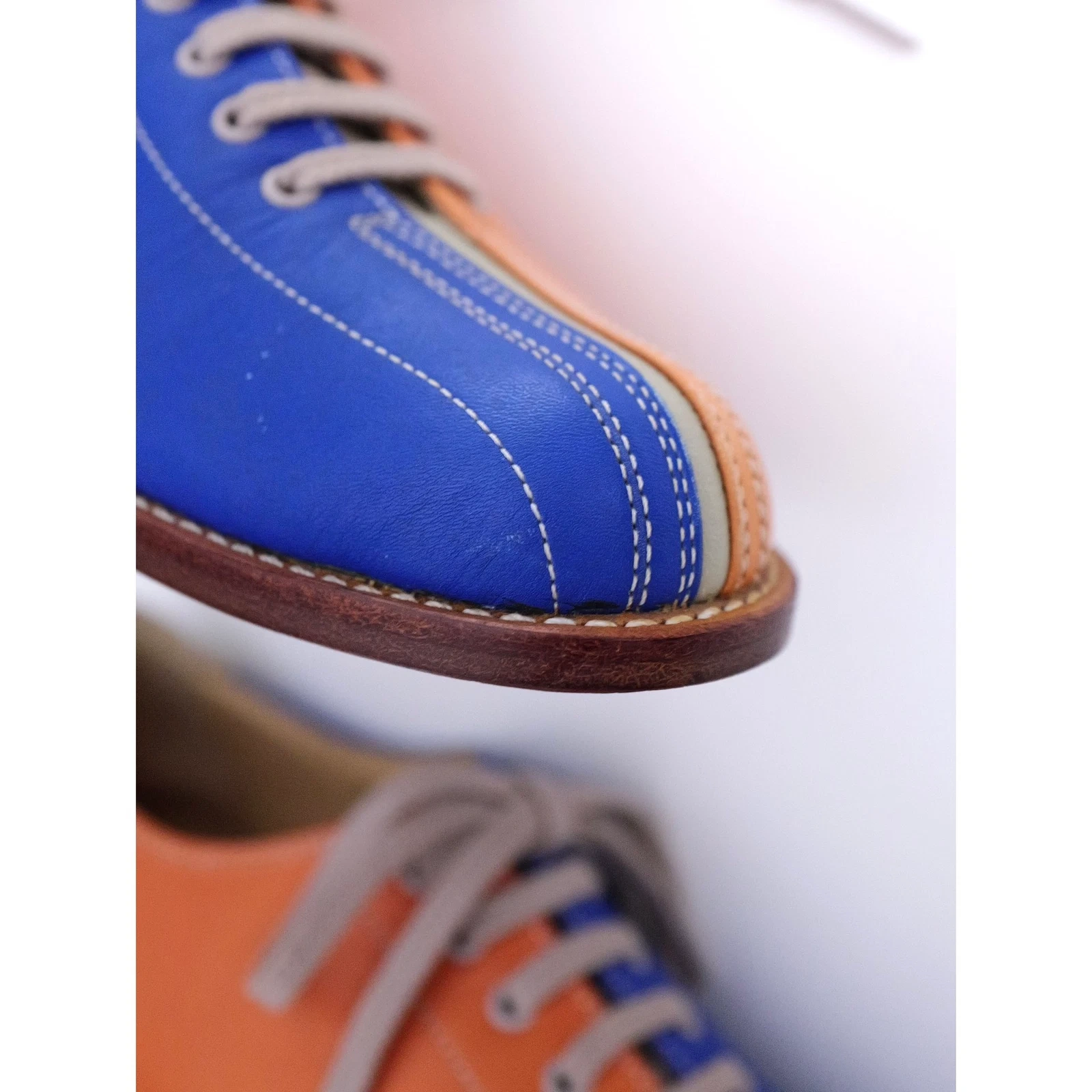 COMME DES GARÇONS Derbies en cuir Marine vintage, passéist — photo 7