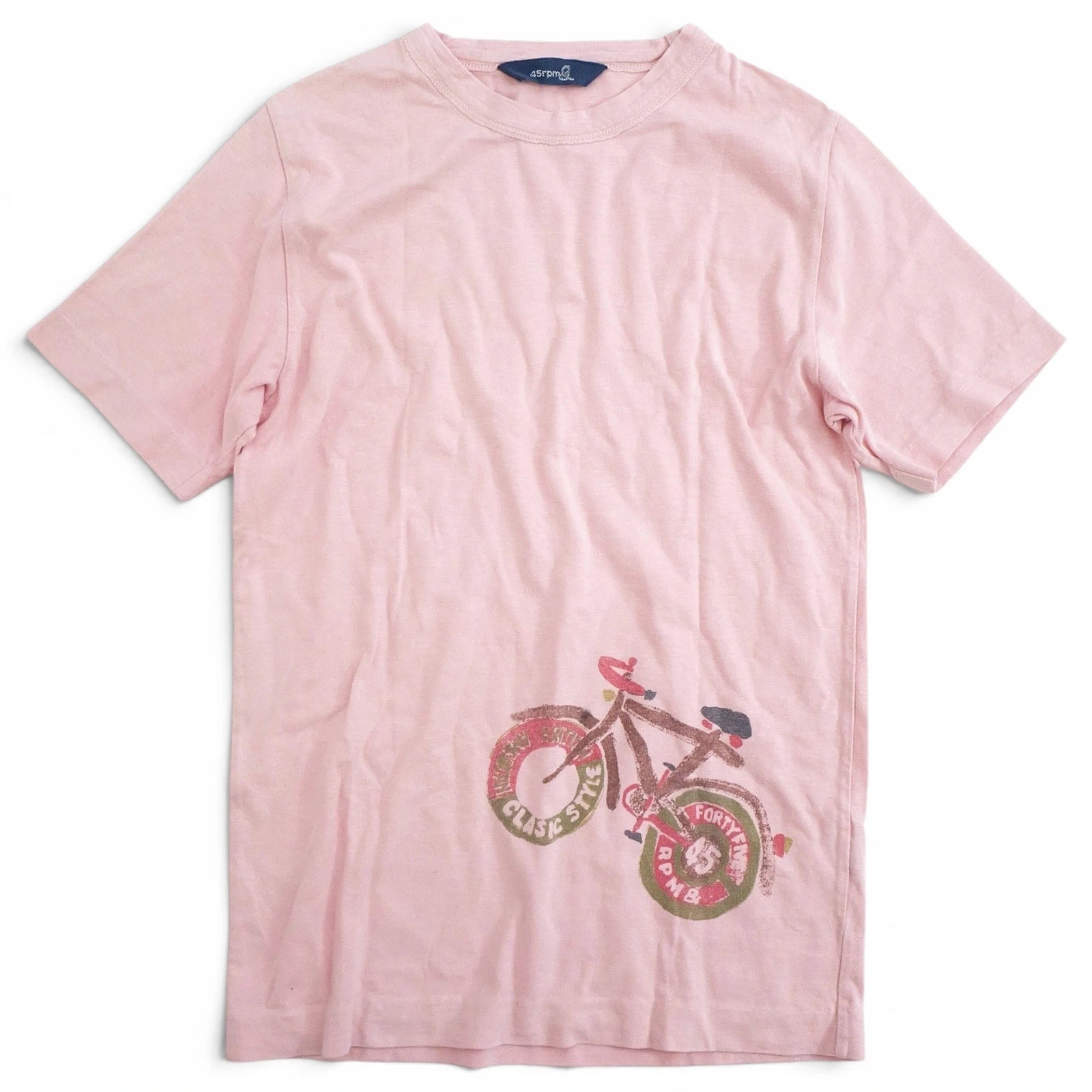 45RPM T-shirt Rose vintage, passéist — photo 1