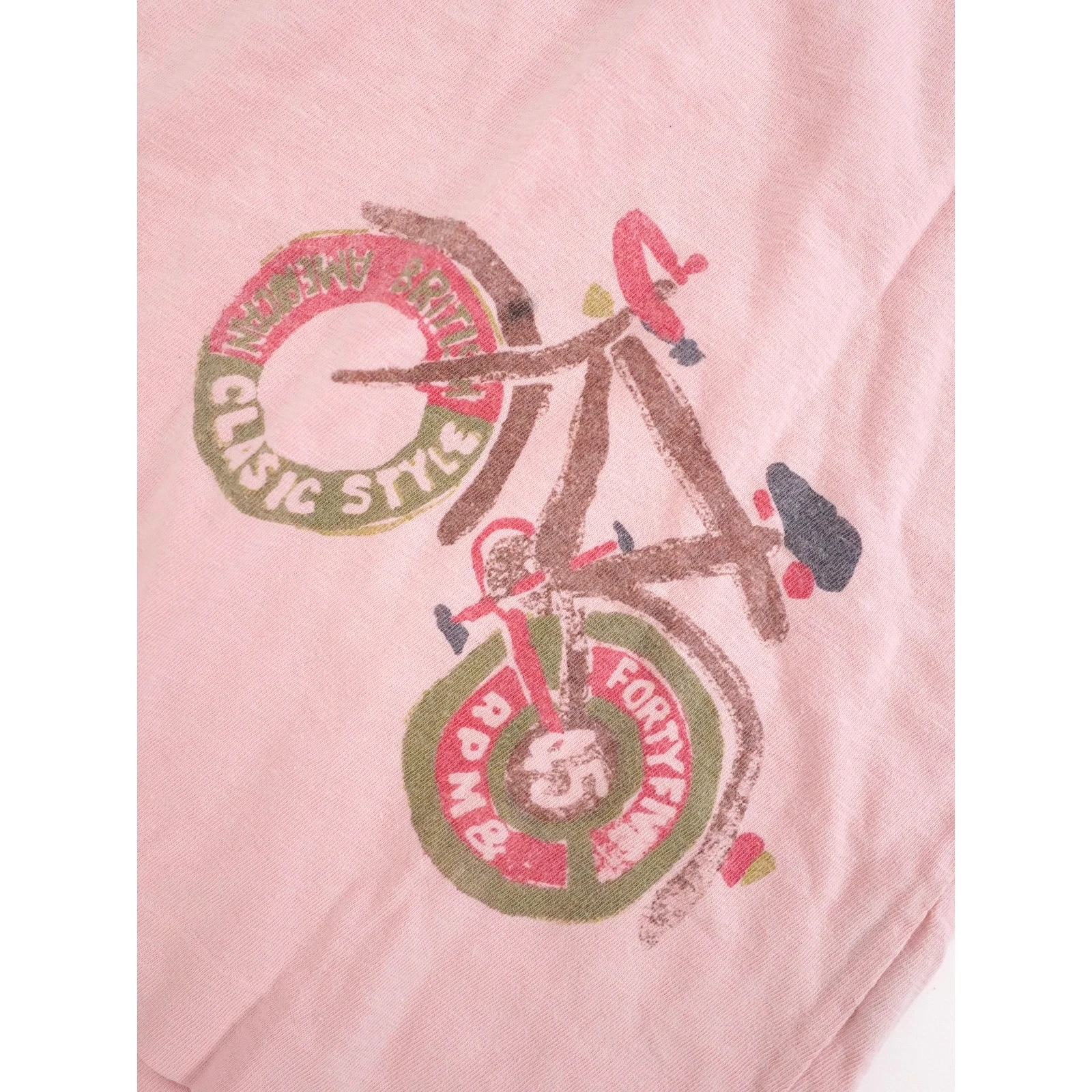 45RPM T-shirt Rose vintage, passéist — photo 4