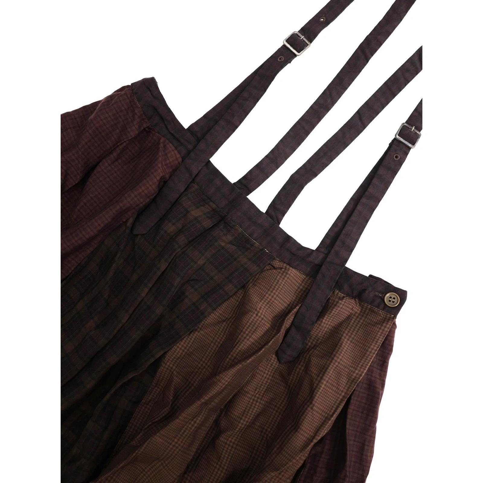 TSUMORI CHISATO Jupe mi-longue Marron vintage, passéist — photo 2