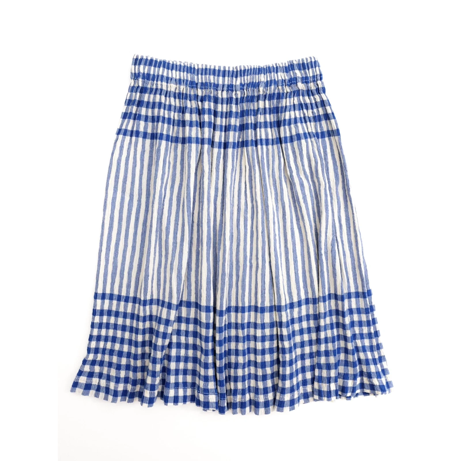 TSUMORI CHISATO Jupe mi-longue Marine vintage, passéist — photo 14