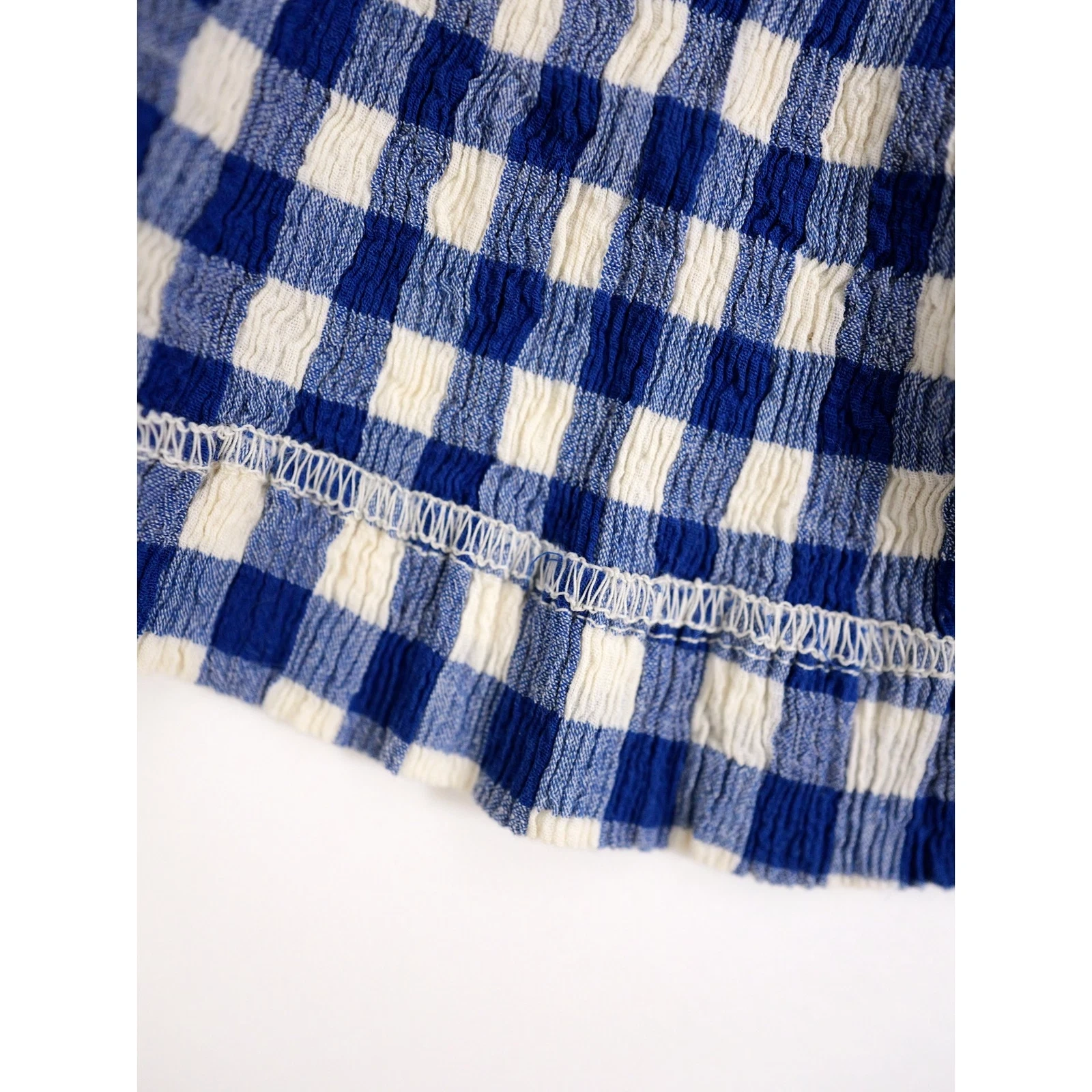 TSUMORI CHISATO Jupe mi-longue Marine vintage, passéist — photo 10