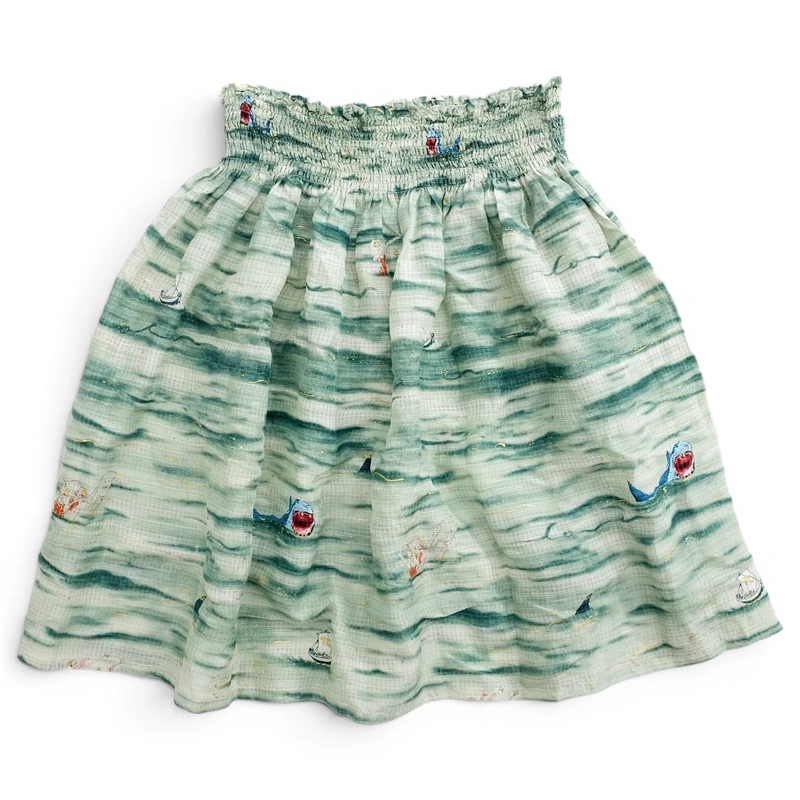 TSUMORI CHISATO Mini jupe en soie