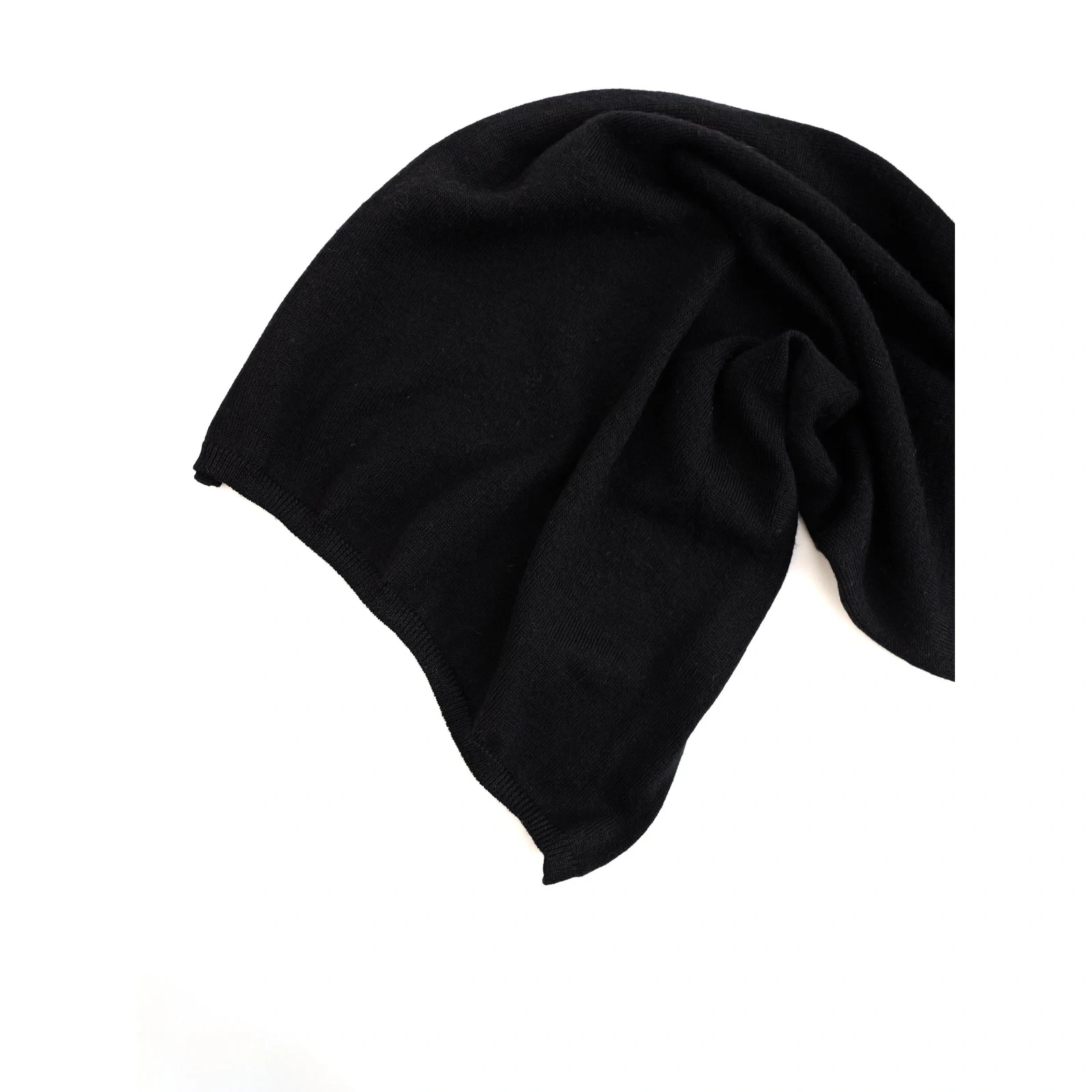 COMME DES GARÇONS Echarpe en laine Noir vintage, passéist — photo 3