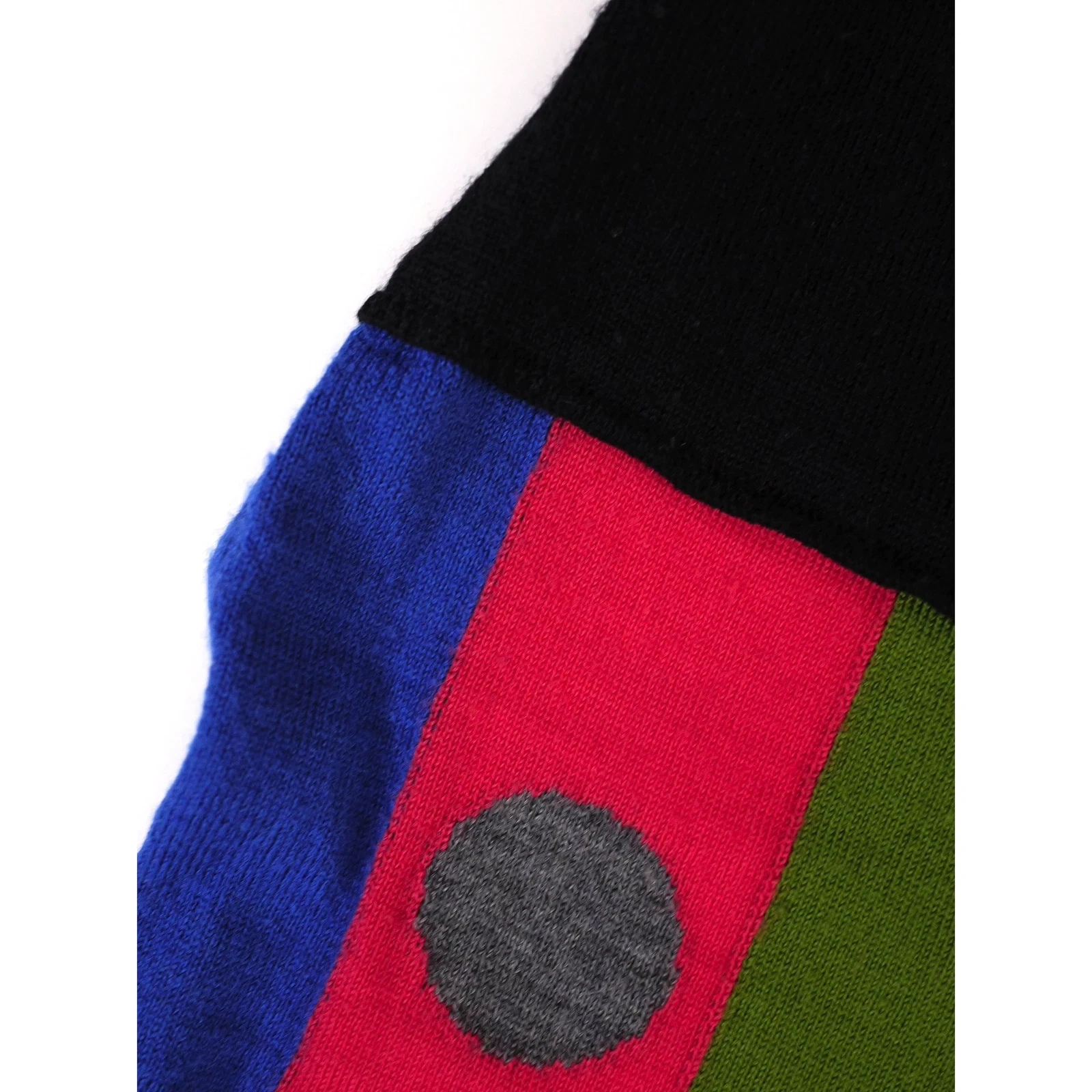 COMME DES GARÇONS Echarpe en laine Noir vintage, passéist — photo 8
