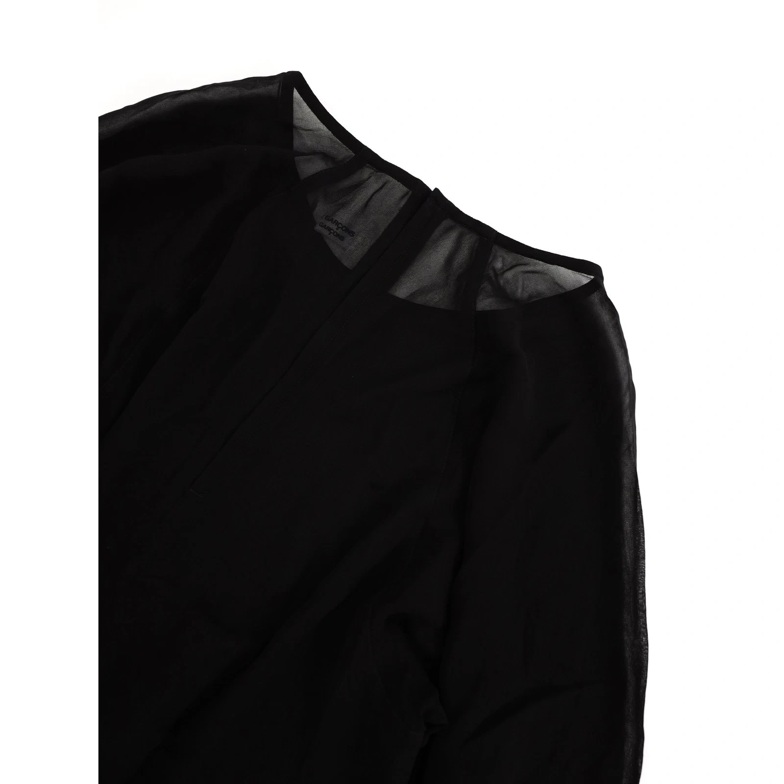 COMME DES GARÇONS Robe longue Noir vintage, passéist — photo 14