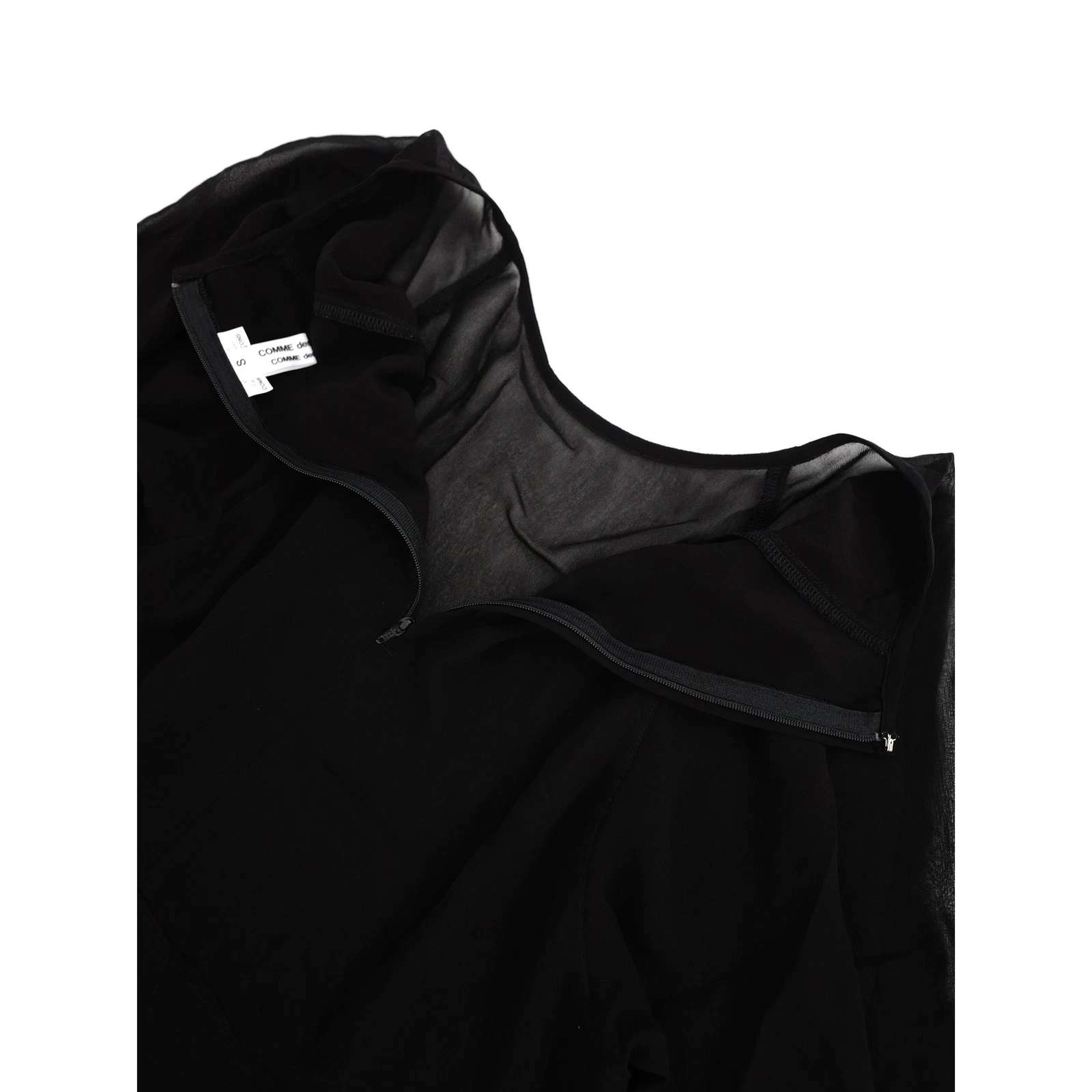 COMME DES GARÇONS Robe longue Noir vintage, passéist — photo 9