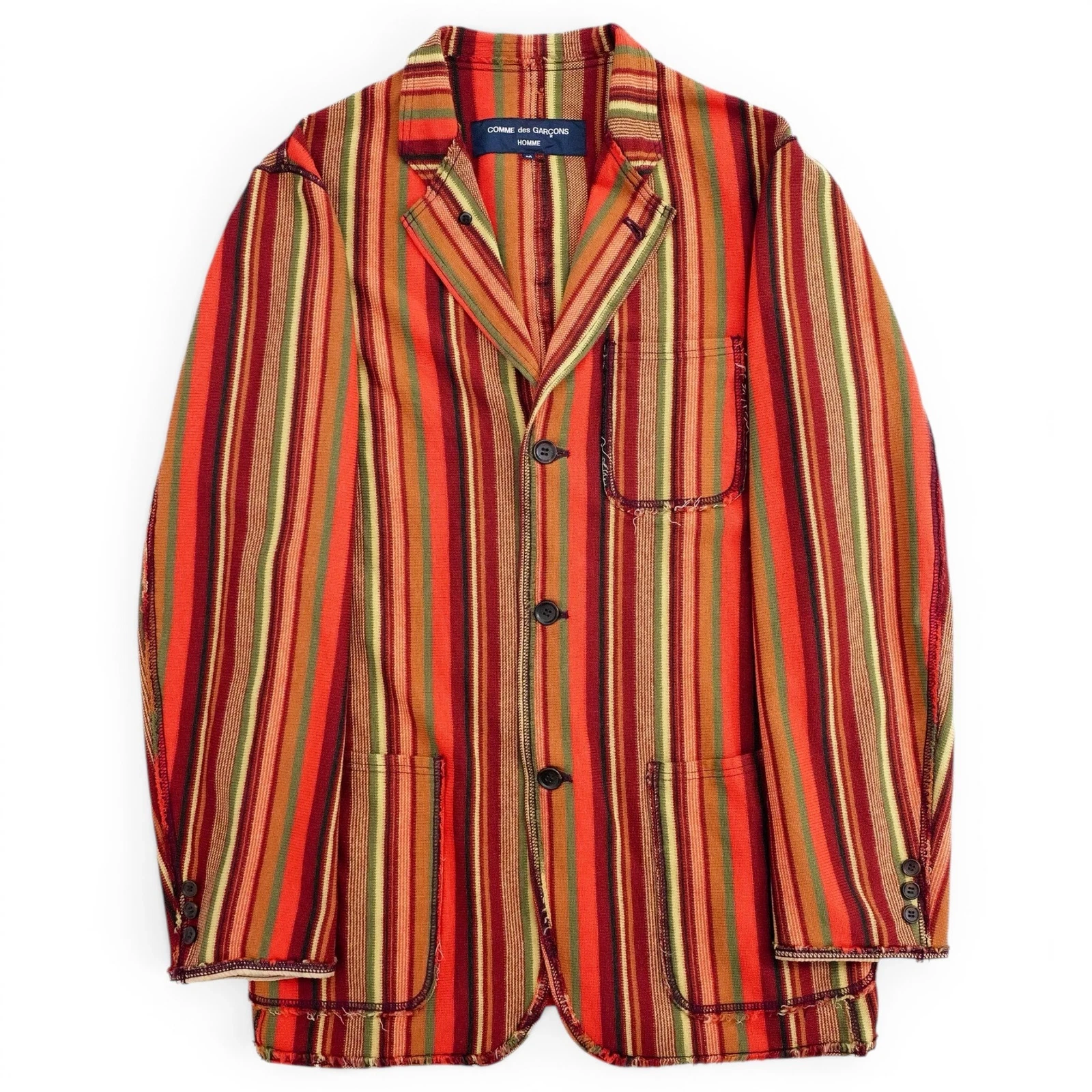 COMME DES GARÇONS Gilet en laine Multicolore vintage, passéist — photo 1