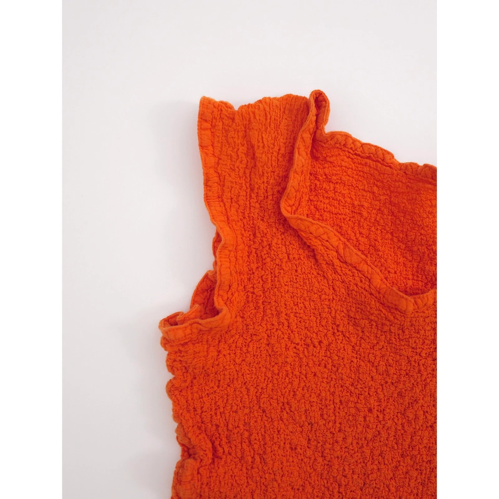 ISSEY MIYAKE Gilet Orange vintage, passéist — photo 3