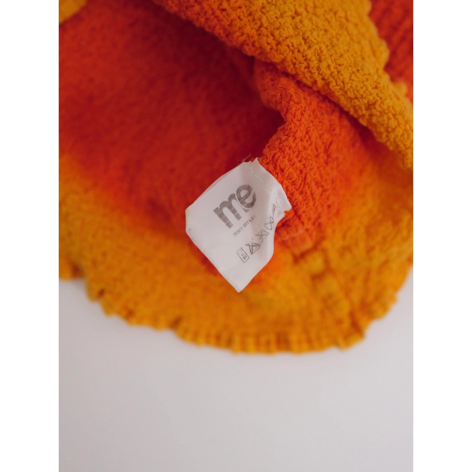 ISSEY MIYAKE Gilet Orange vintage, passéist — photo 7