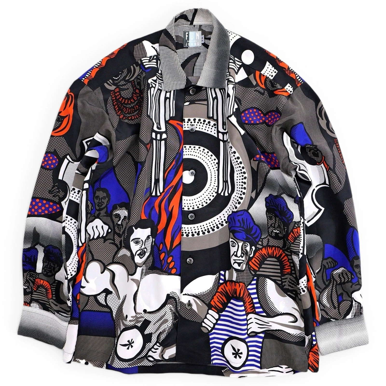 KANSAI YAMAMOTO Chemise Multicolore vintage, passéist — photo 1