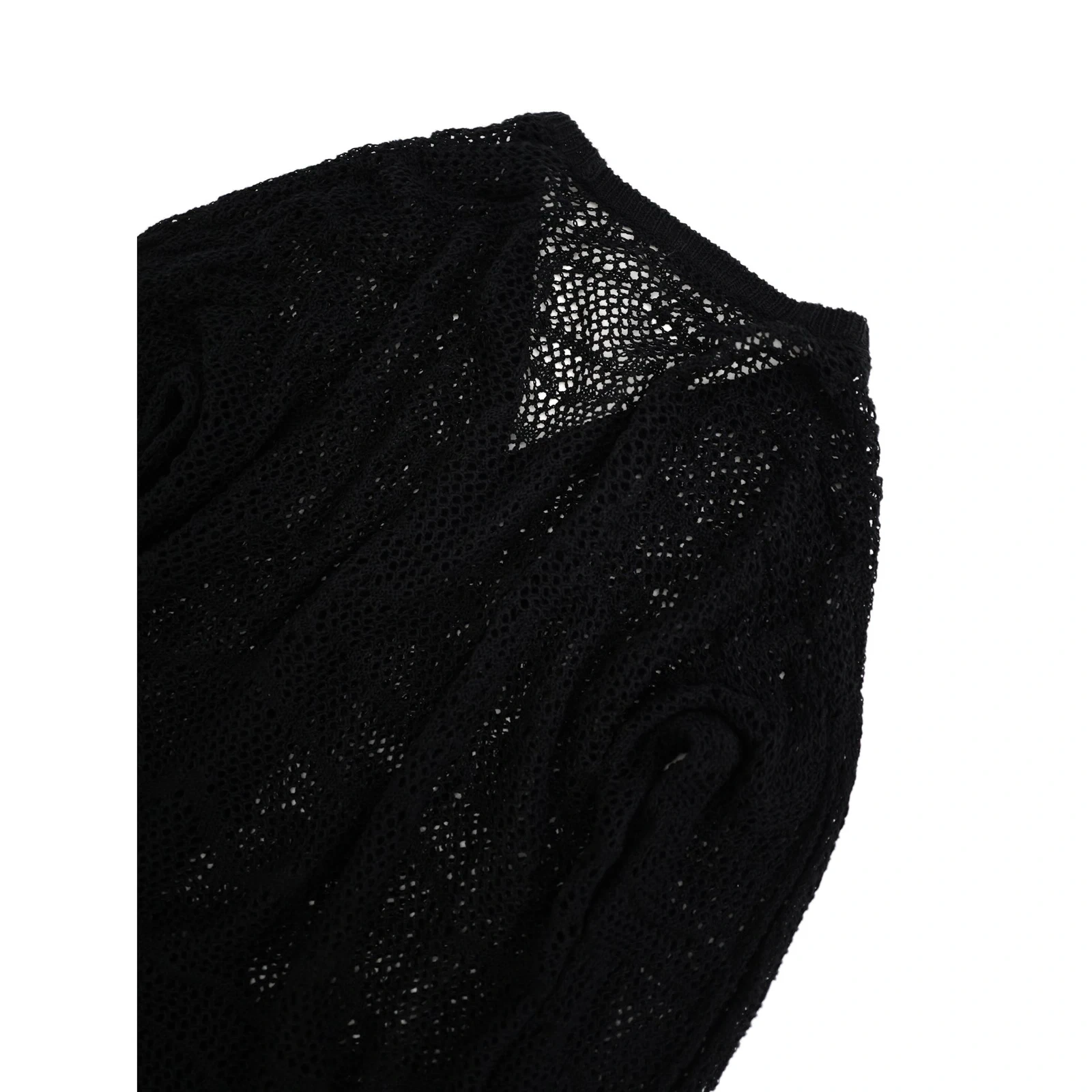 TSUMORI CHISATO Cardigan Noir vintage, passéist — photo 15