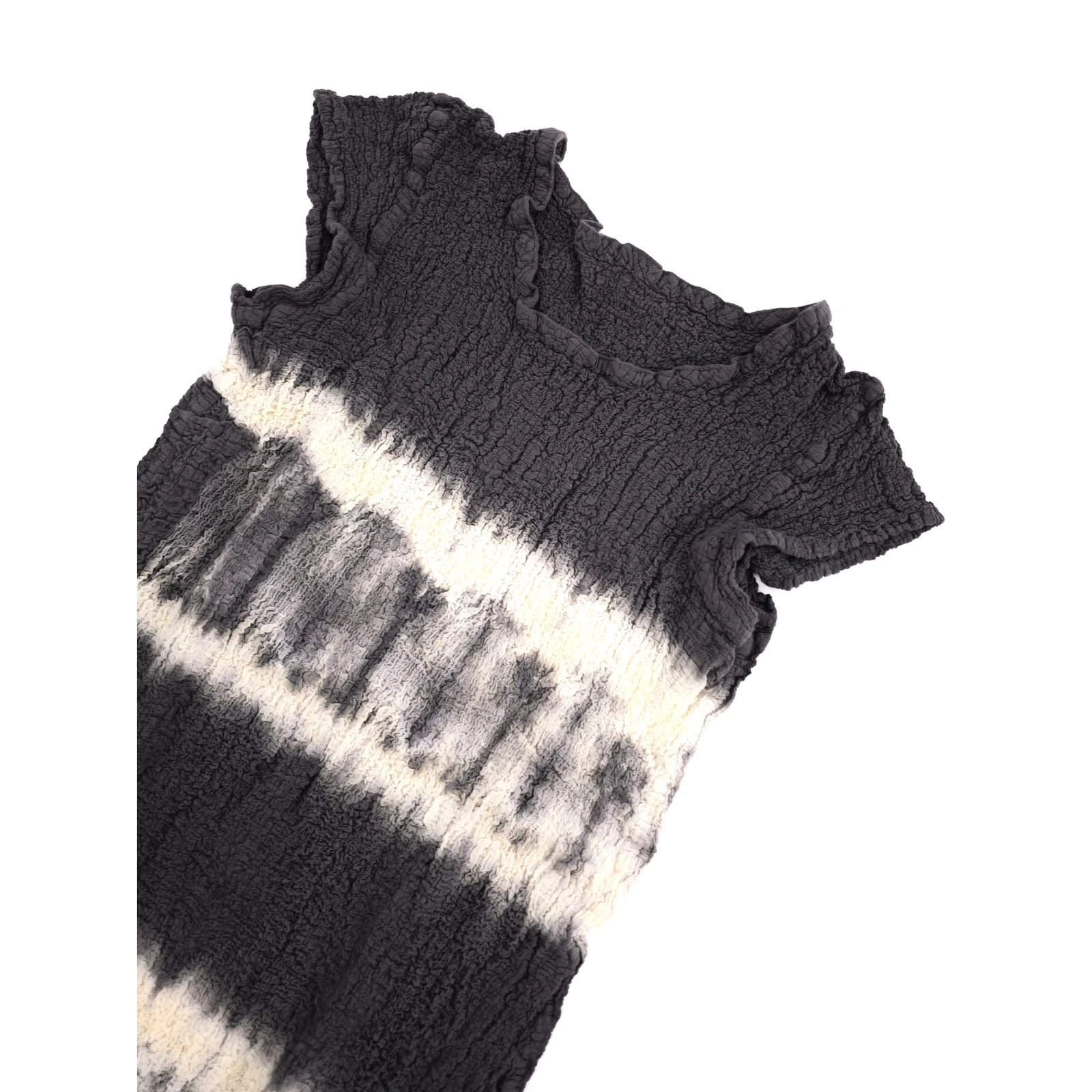 ISSEY MIYAKE Blouse Gris vintage, passéist — photo 2