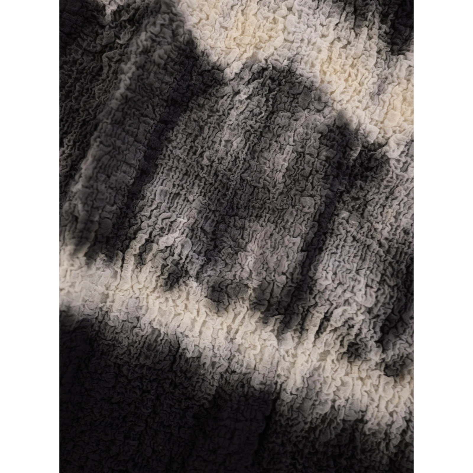ISSEY MIYAKE Blouse Gris vintage, passéist — photo 9