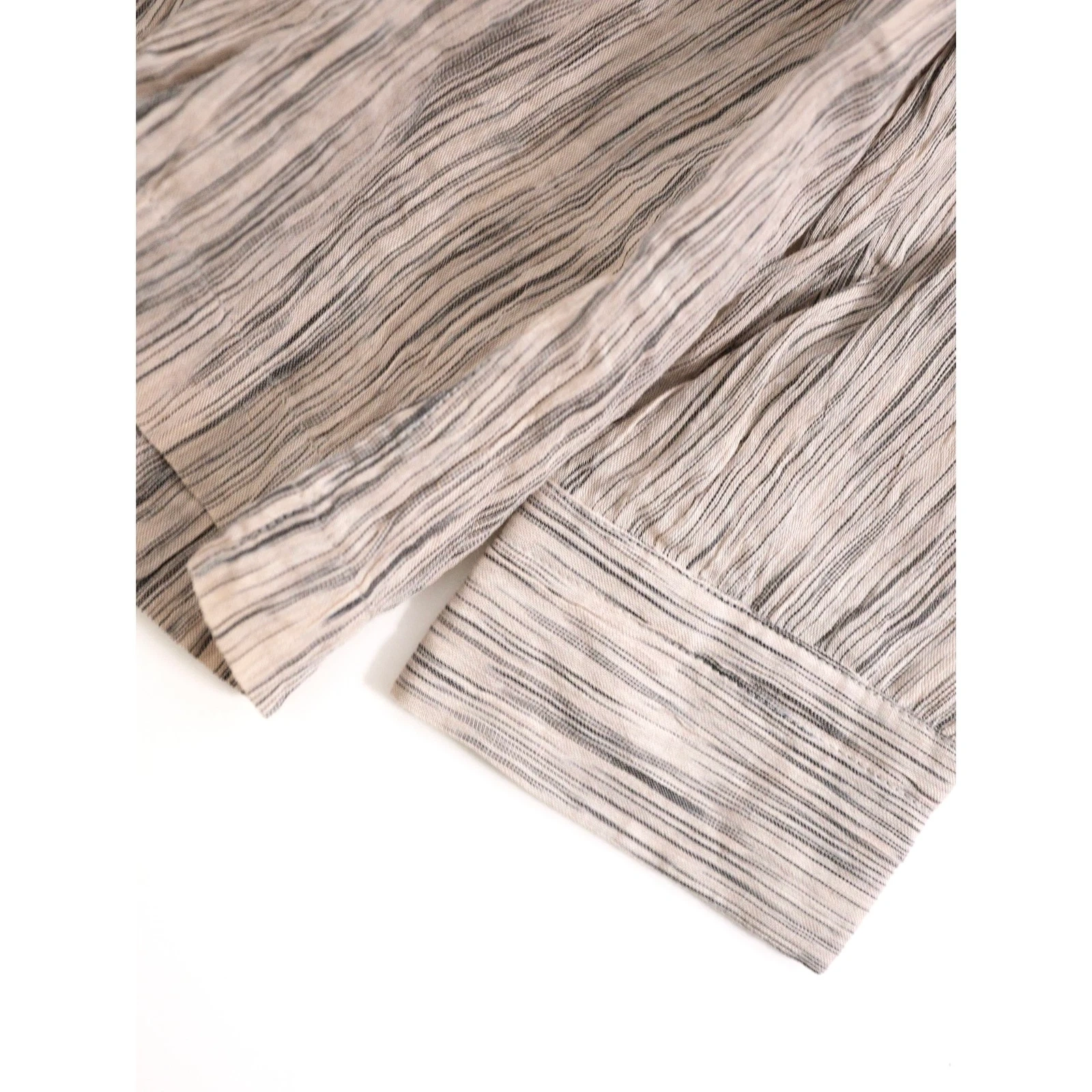 ISSEY MIYAKE Chemise en lin Beige vintage, passéist — photo 6