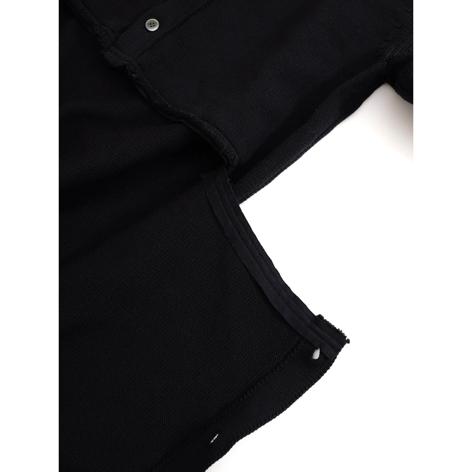 COMME DES GARÇONS Gilet long Noir vintage, passéist — photo 11