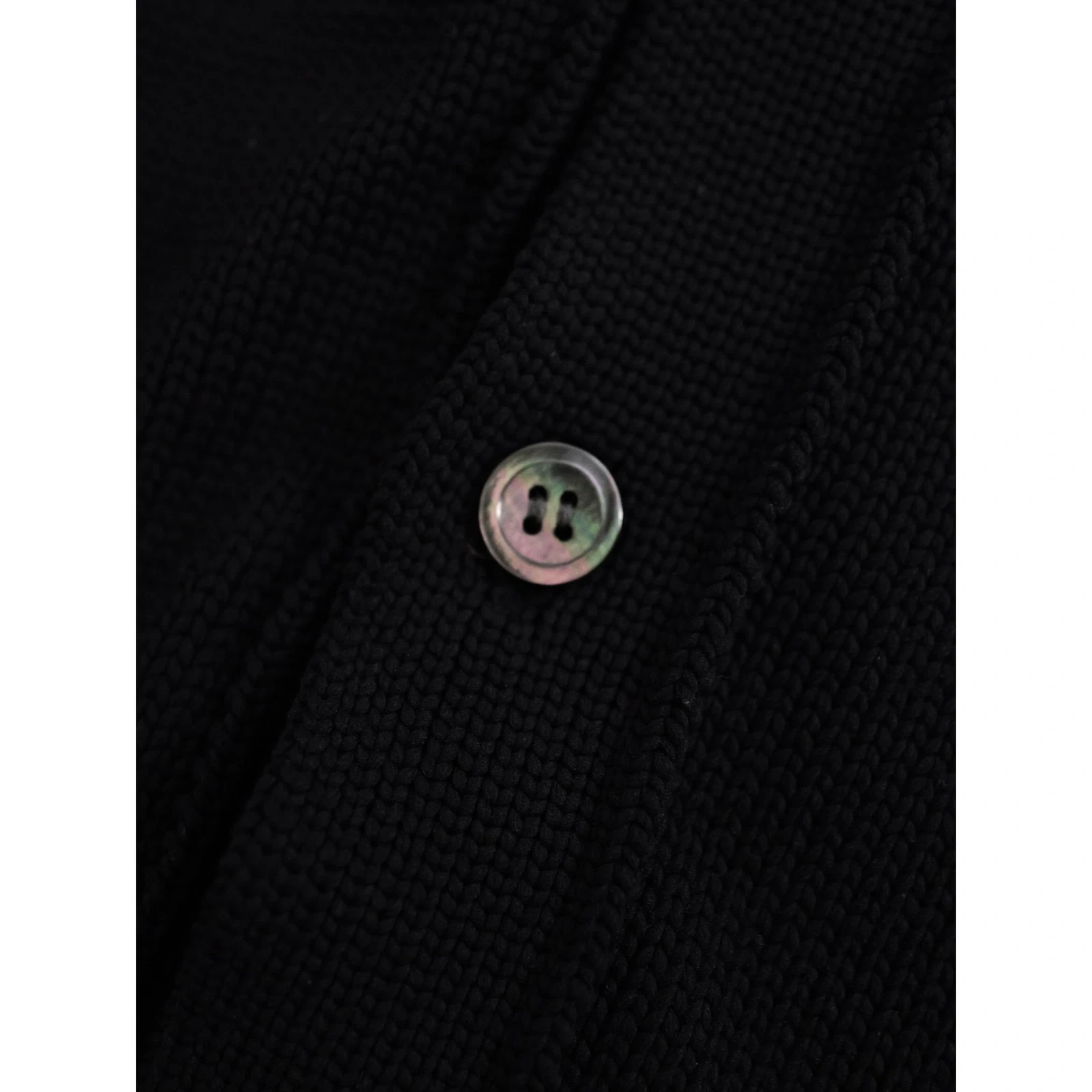 COMME DES GARÇONS Gilet long Noir vintage, passéist — photo 7