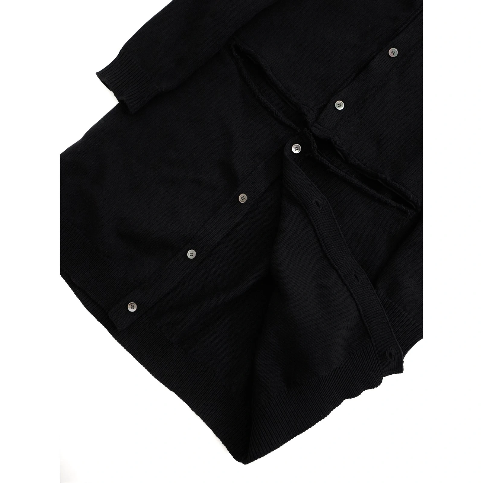 COMME DES GARÇONS Gilet long Noir vintage, passéist — photo 9
