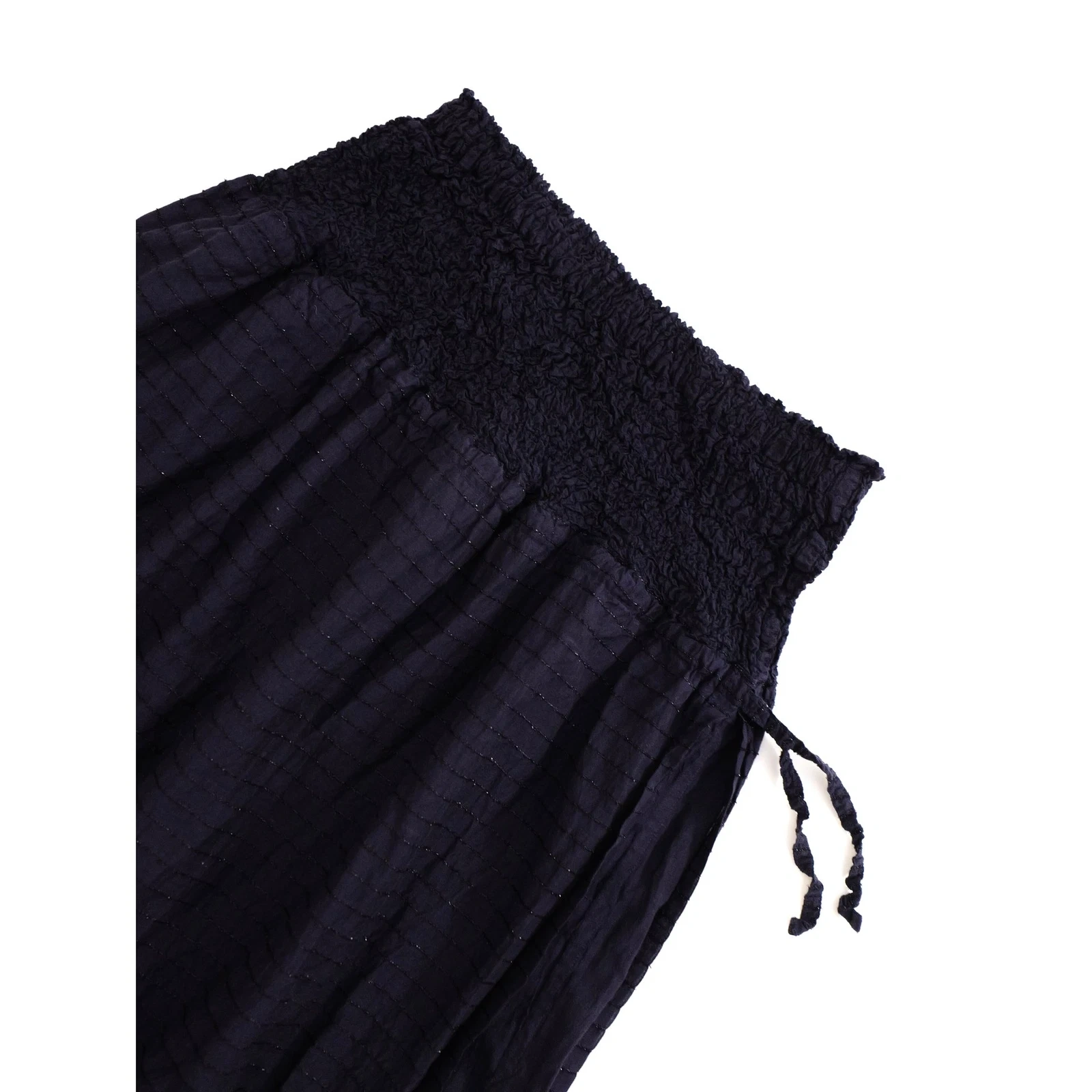 ISSEY MIYAKE Jupe mi-longue Marine vintage, passéist — photo 2