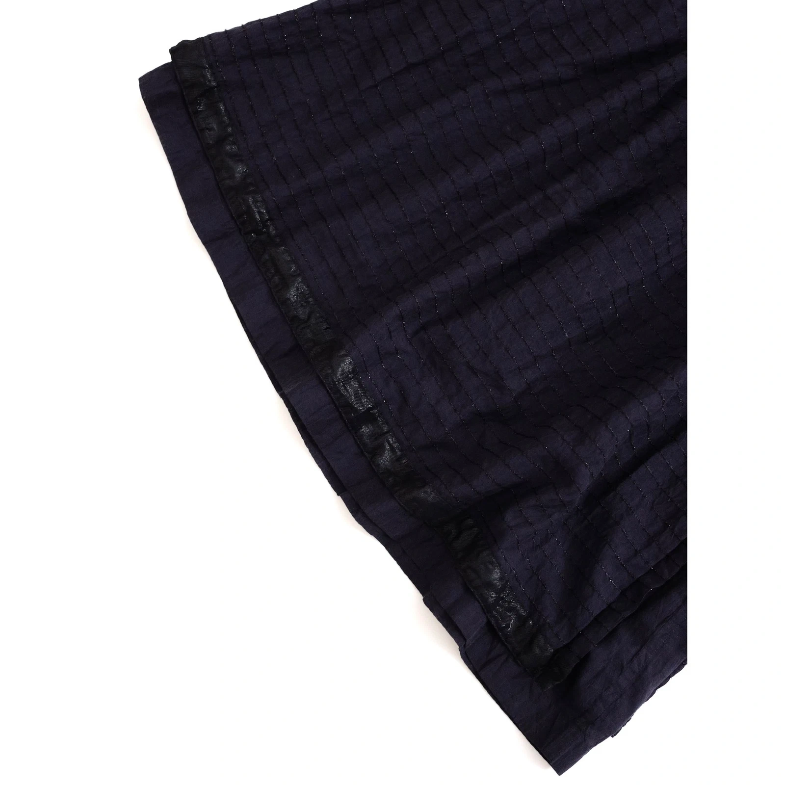 ISSEY MIYAKE Jupe mi-longue Marine vintage, passéist — photo 3