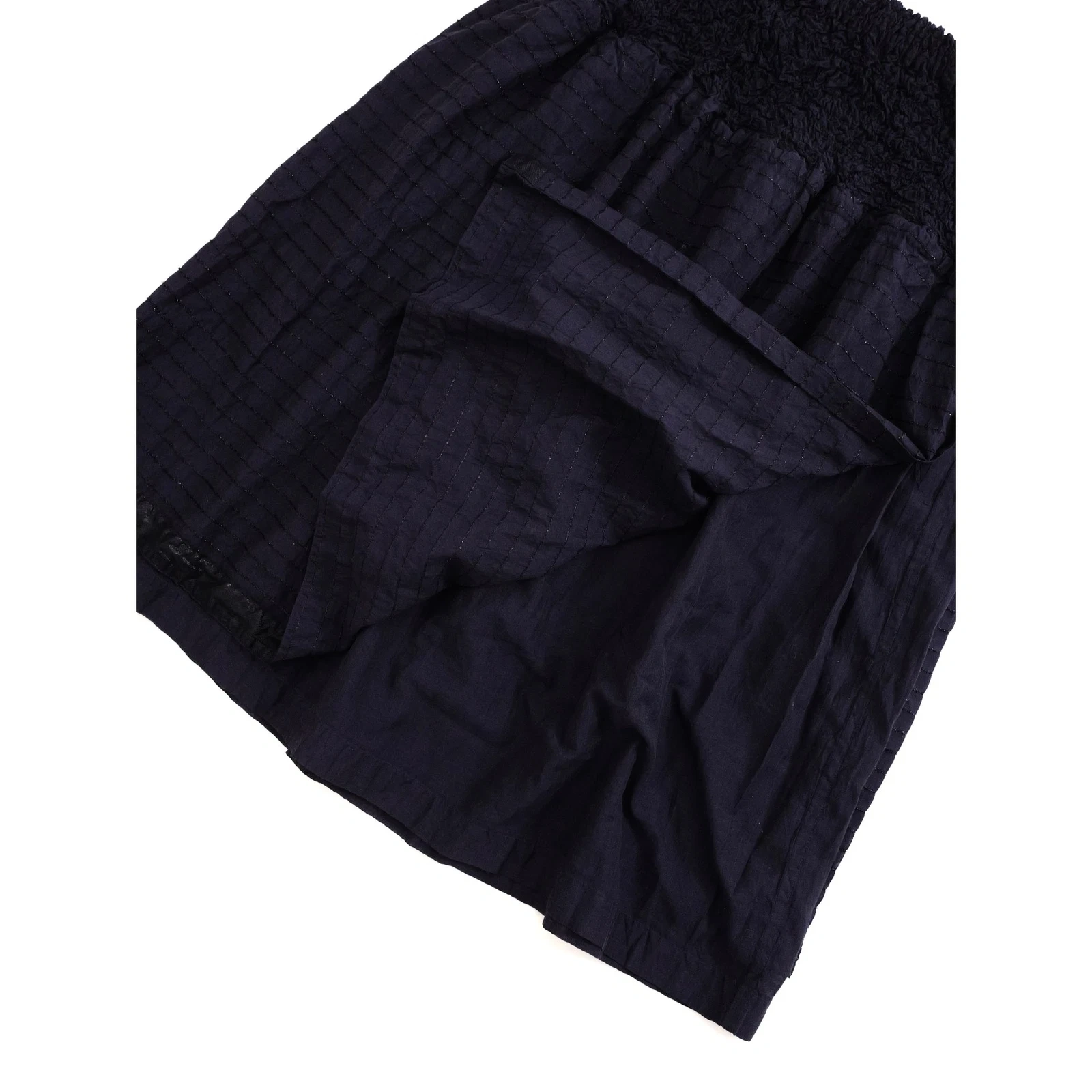 ISSEY MIYAKE Jupe mi-longue Marine vintage, passéist — photo 5