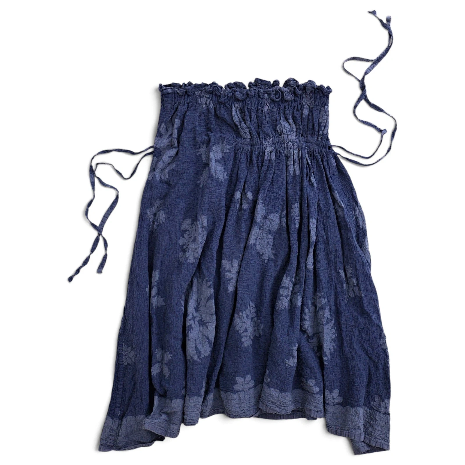 ISSEY MIYAKE Jupe mi-longue Marine vintage, passéist — photo 1