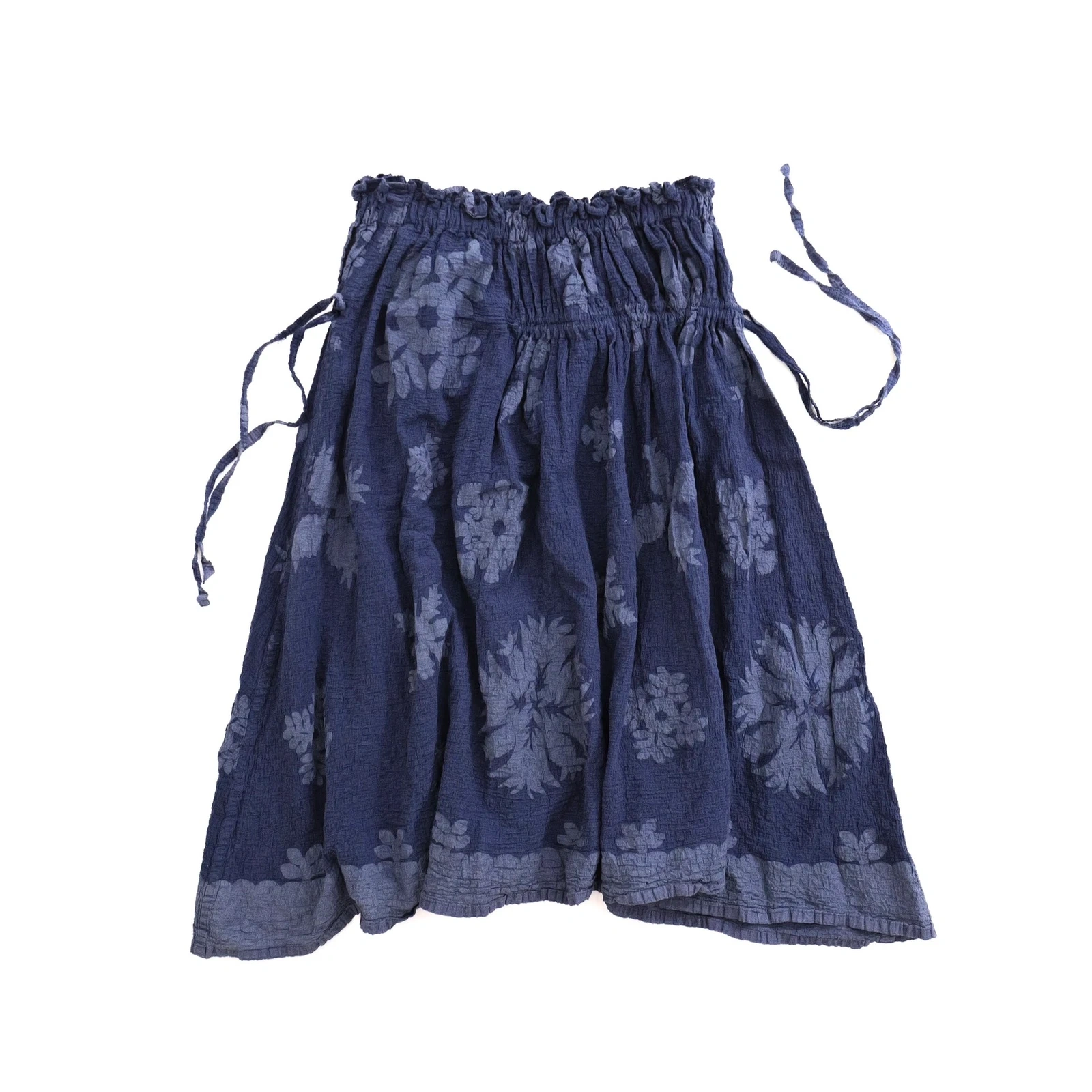 ISSEY MIYAKE Jupe mi-longue Marine vintage, passéist — photo 12