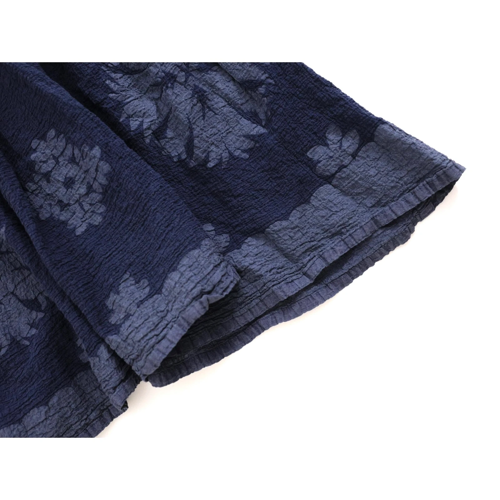 ISSEY MIYAKE Jupe mi-longue Marine vintage, passéist — photo 14