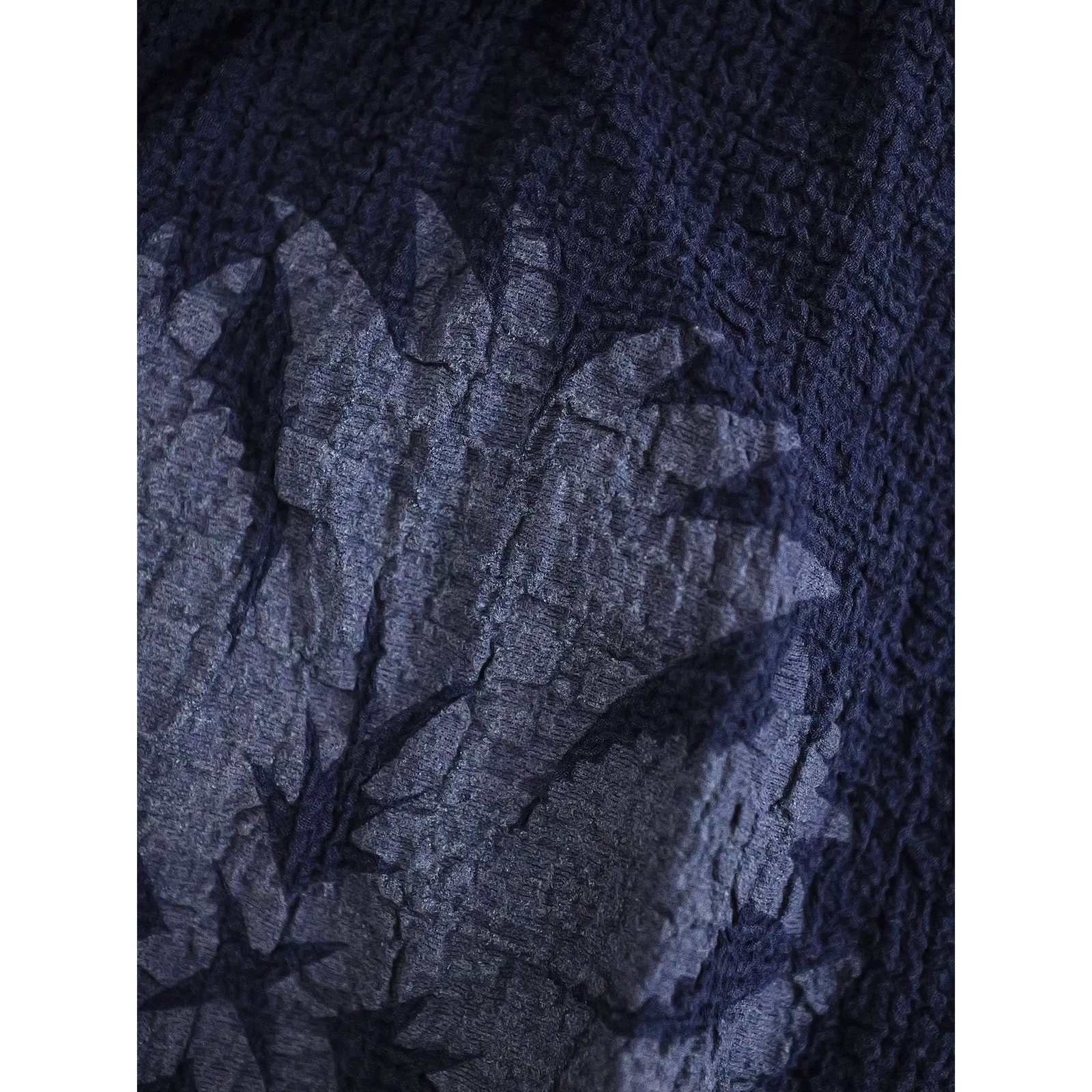 ISSEY MIYAKE Jupe mi-longue Marine vintage, passéist — photo 9
