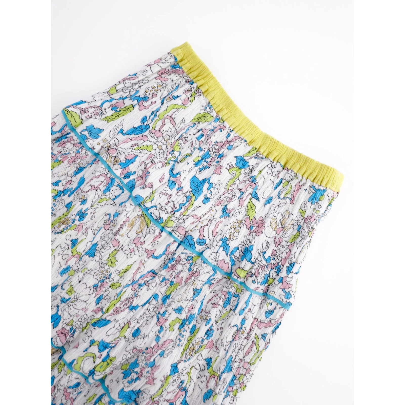 TSUMORI CHISATO Jupe mi-longue Multicolore vintage, passéist — photo 2