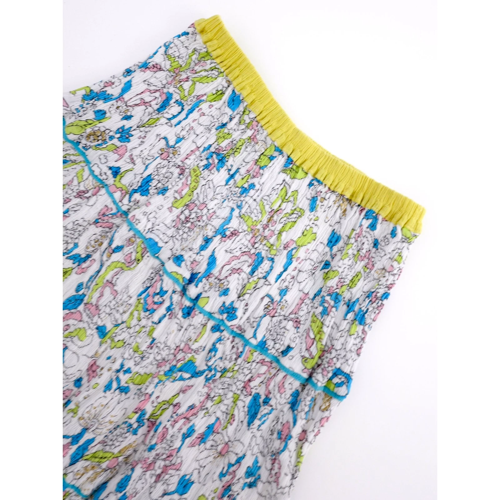 TSUMORI CHISATO Jupe mi-longue Multicolore vintage, passéist — photo 13