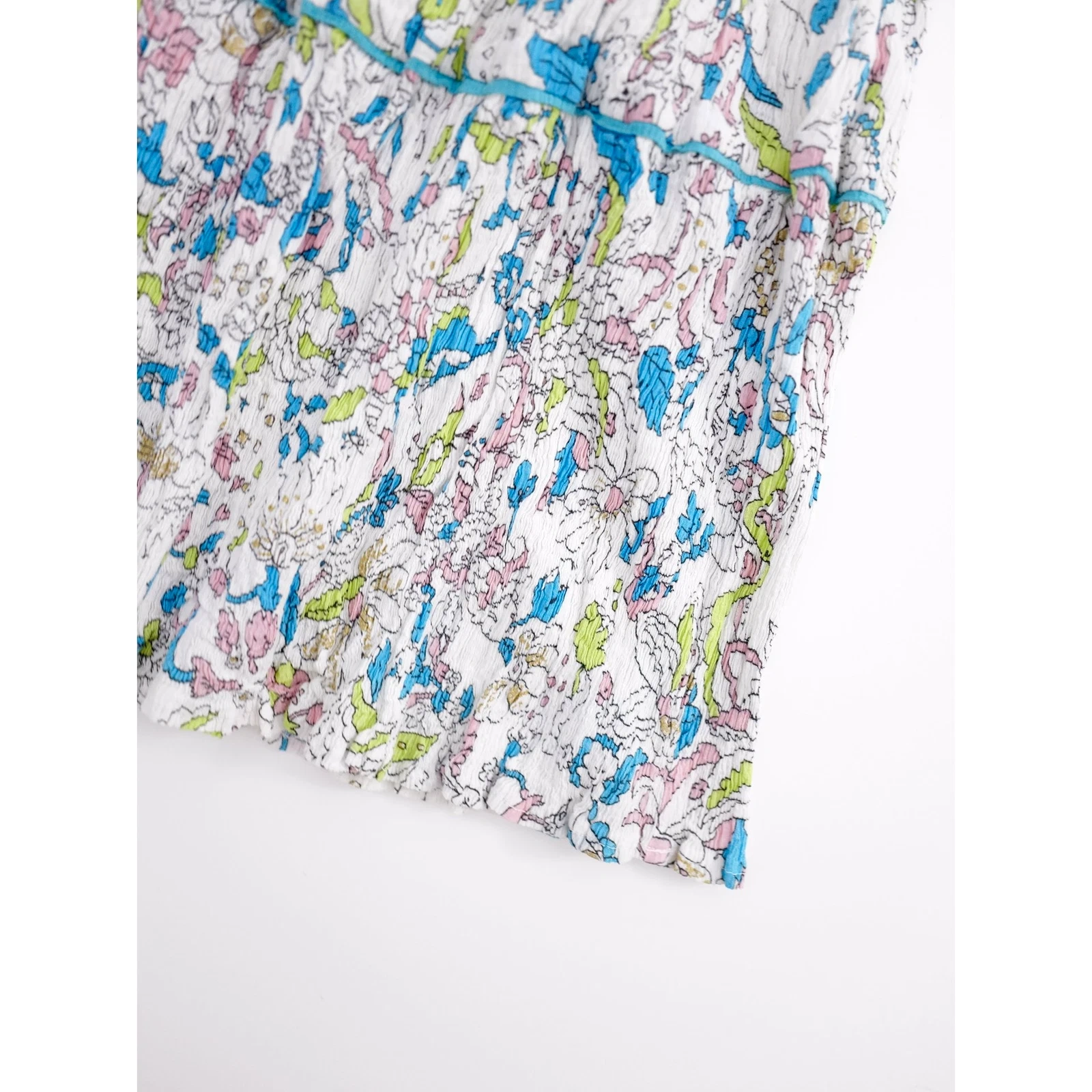 TSUMORI CHISATO Jupe mi-longue Multicolore vintage, passéist — photo 3
