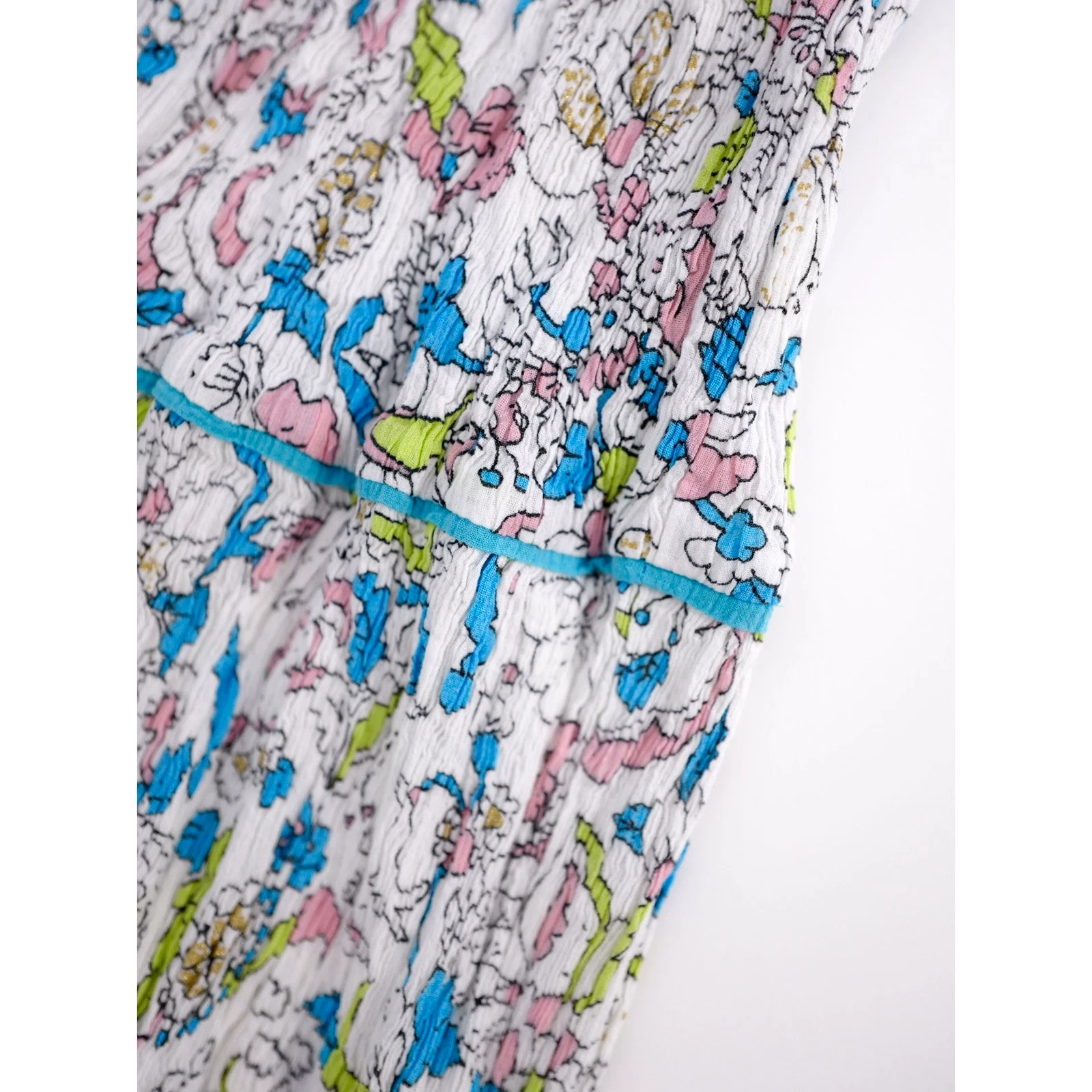 TSUMORI CHISATO Jupe mi-longue Multicolore vintage, passéist — photo 4