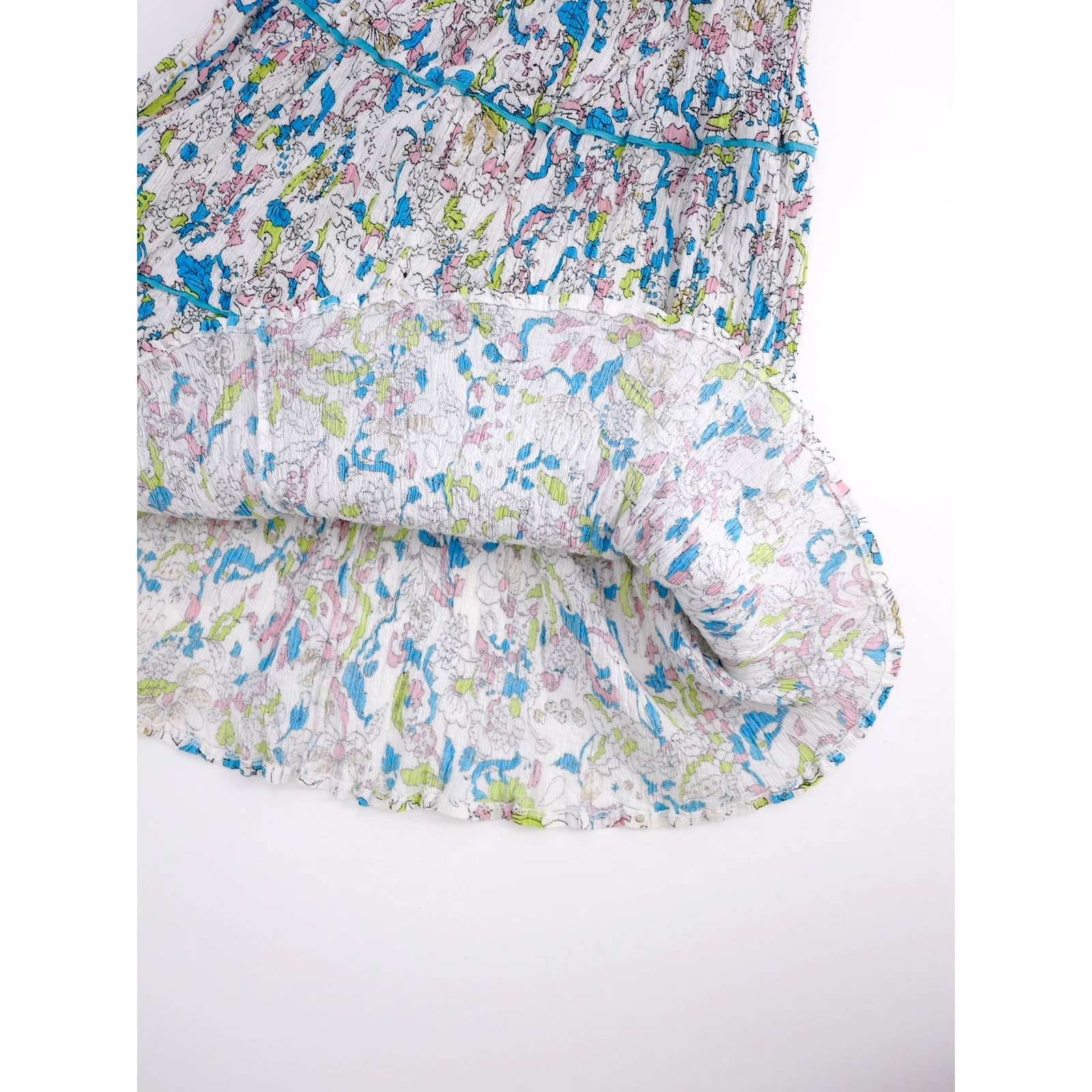 TSUMORI CHISATO Jupe mi-longue Multicolore vintage, passéist — photo 7
