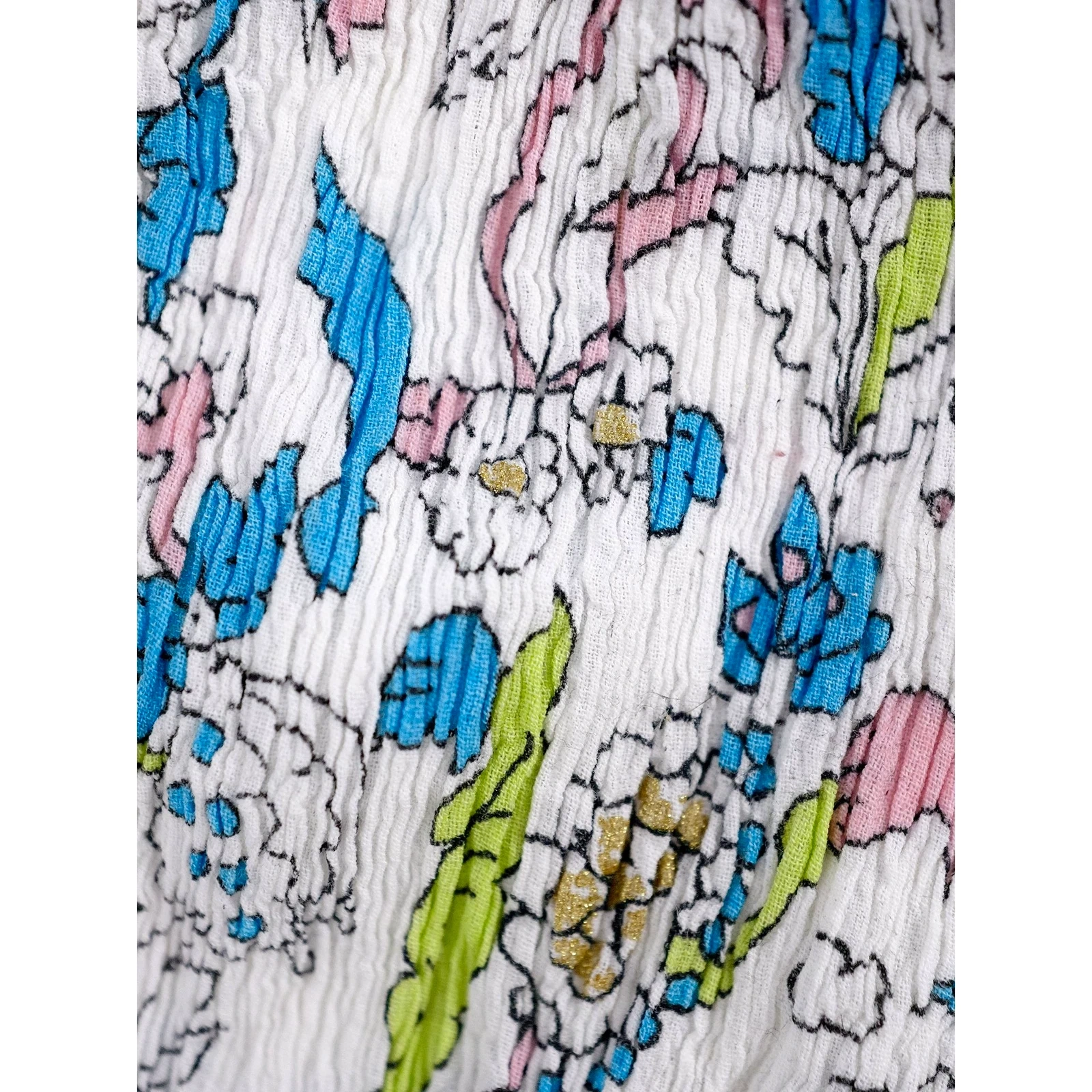 TSUMORI CHISATO Jupe mi-longue Multicolore vintage, passéist — photo 8