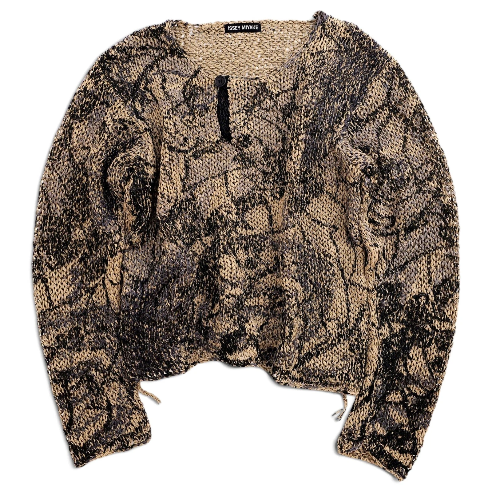 ISSEY MIYAKE Sweat Marron vintage, passéist — photo 1
