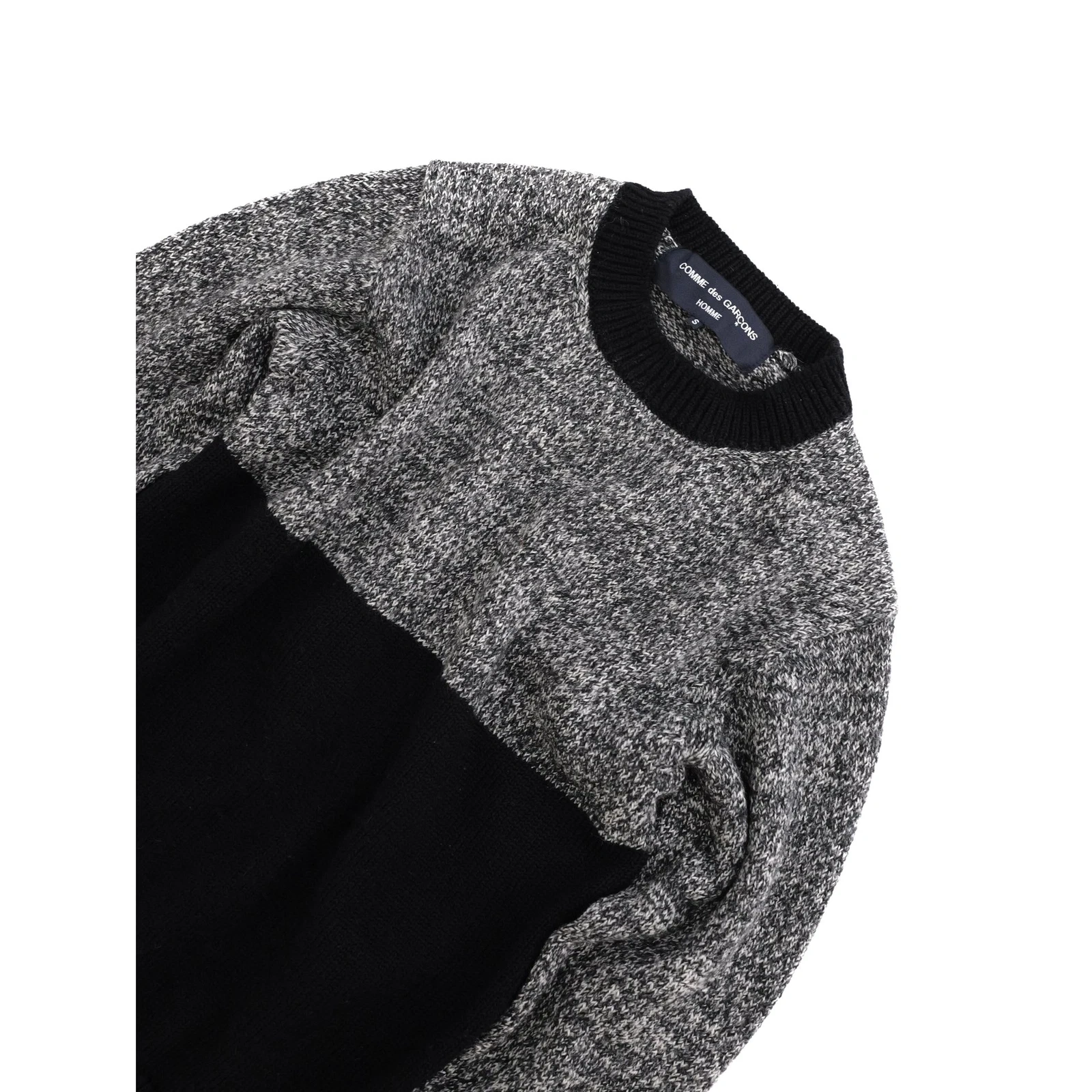 COMME DES GARÇONS Pull en laine Gris vintage, passéist — photo 2