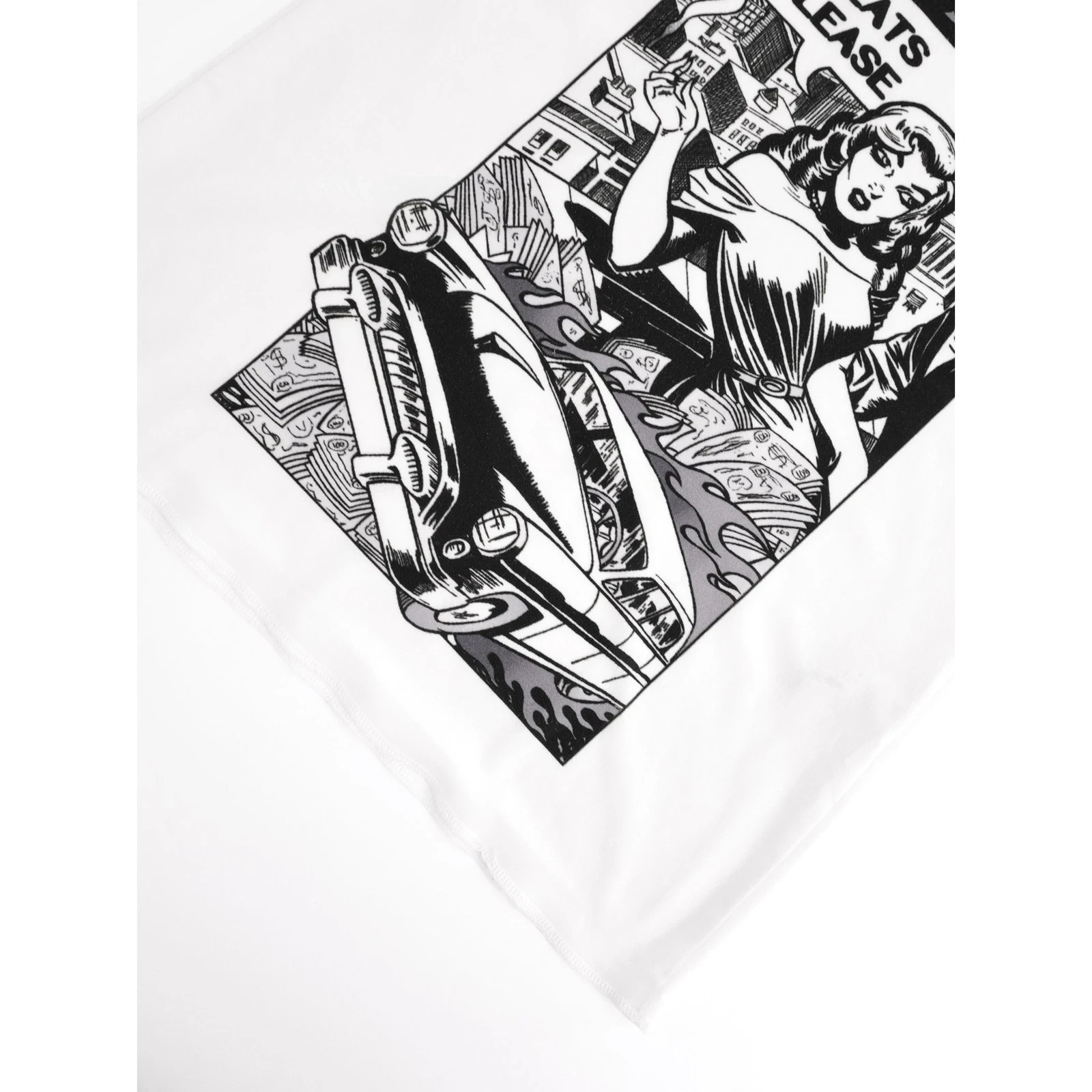 ISSEY MIYAKE T-shirt Blanc vintage, passéist — photo 3