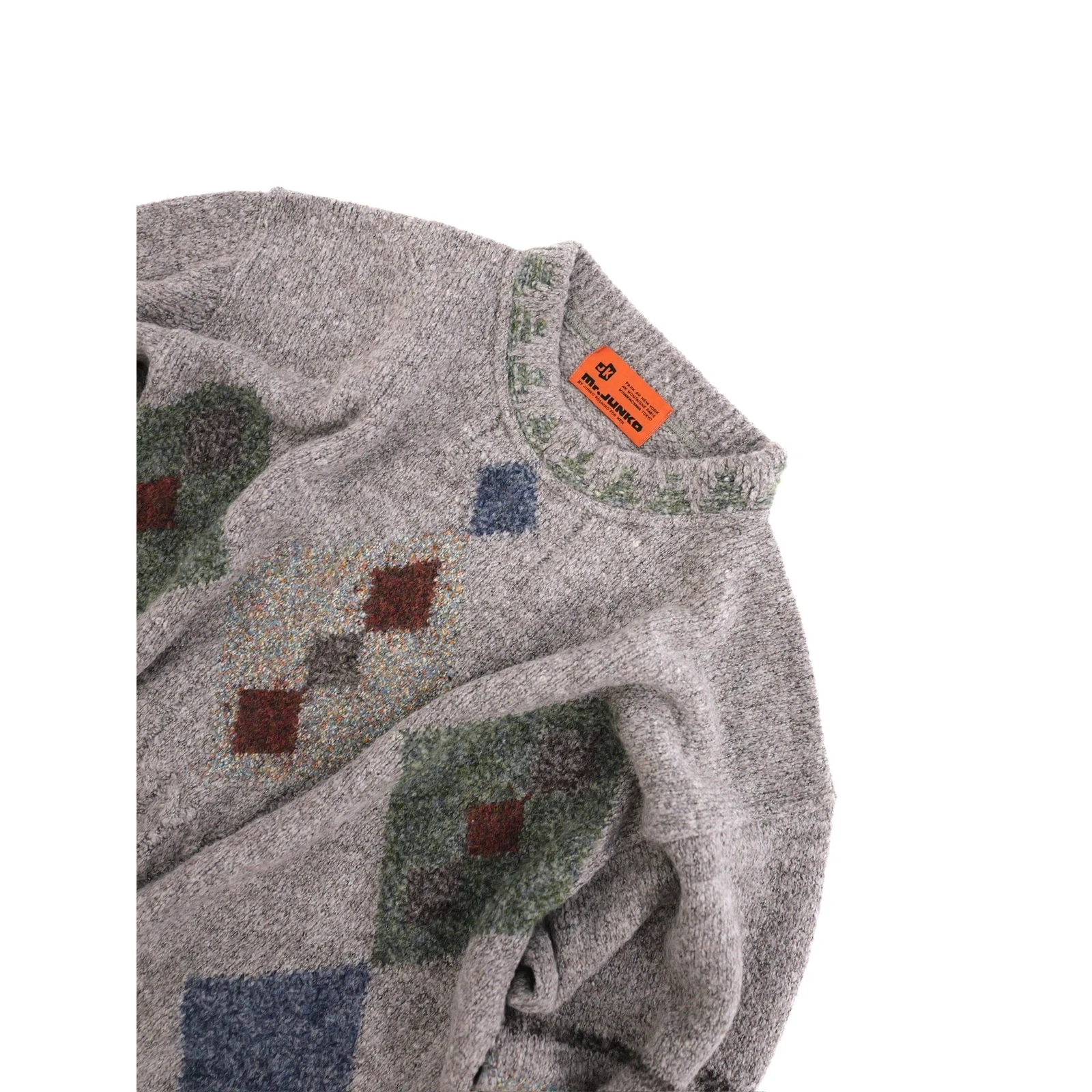 JUNKO KOSHINO Pull en laine Multicolore vintage, passéist — photo 2