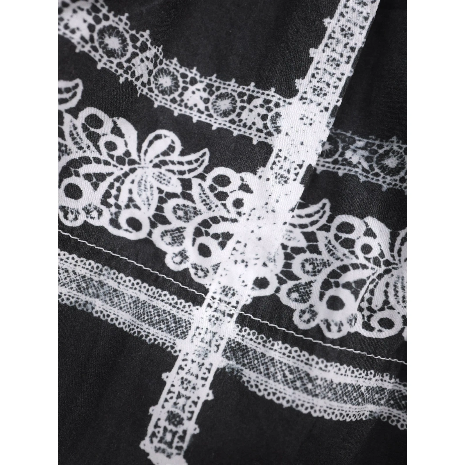 COMME DES GARÇONS Jupe mi-longue Anthracite vintage, passéist — photo 8