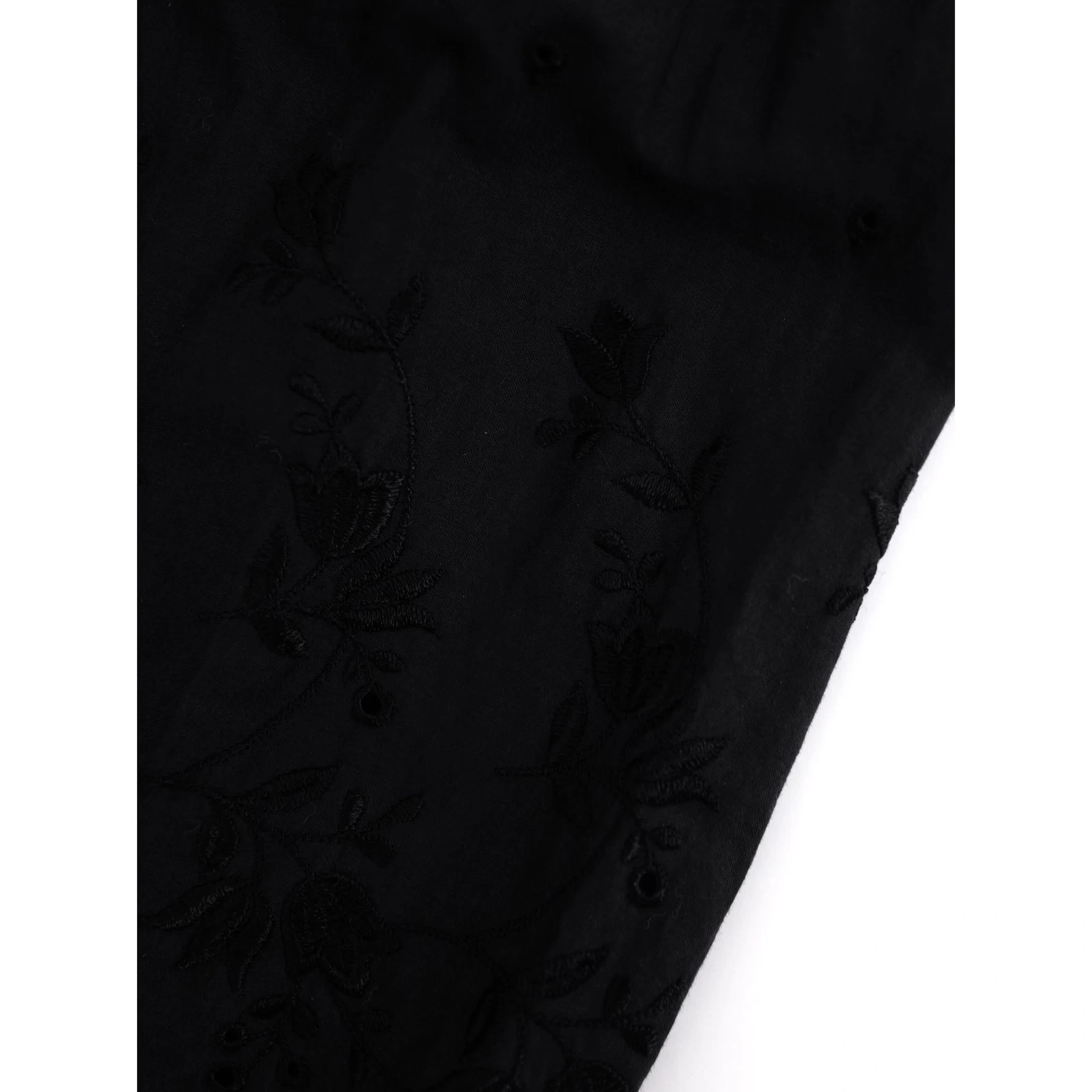 COMME DES GARÇONS Jupe mi-longue Noir vintage, passéist — photo 15