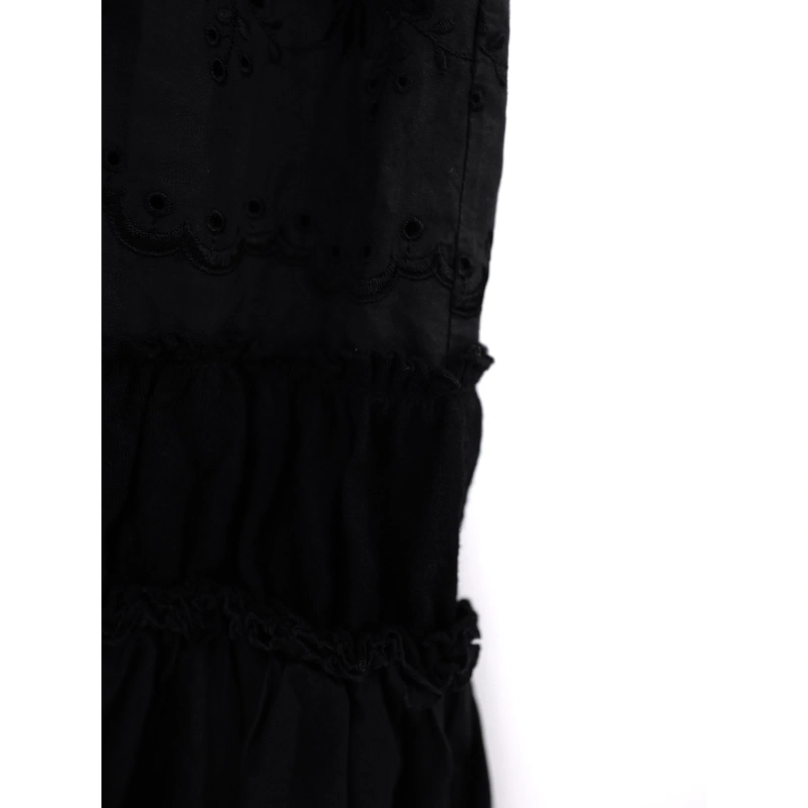 COMME DES GARÇONS Jupe mi-longue Noir vintage, passéist — photo 5